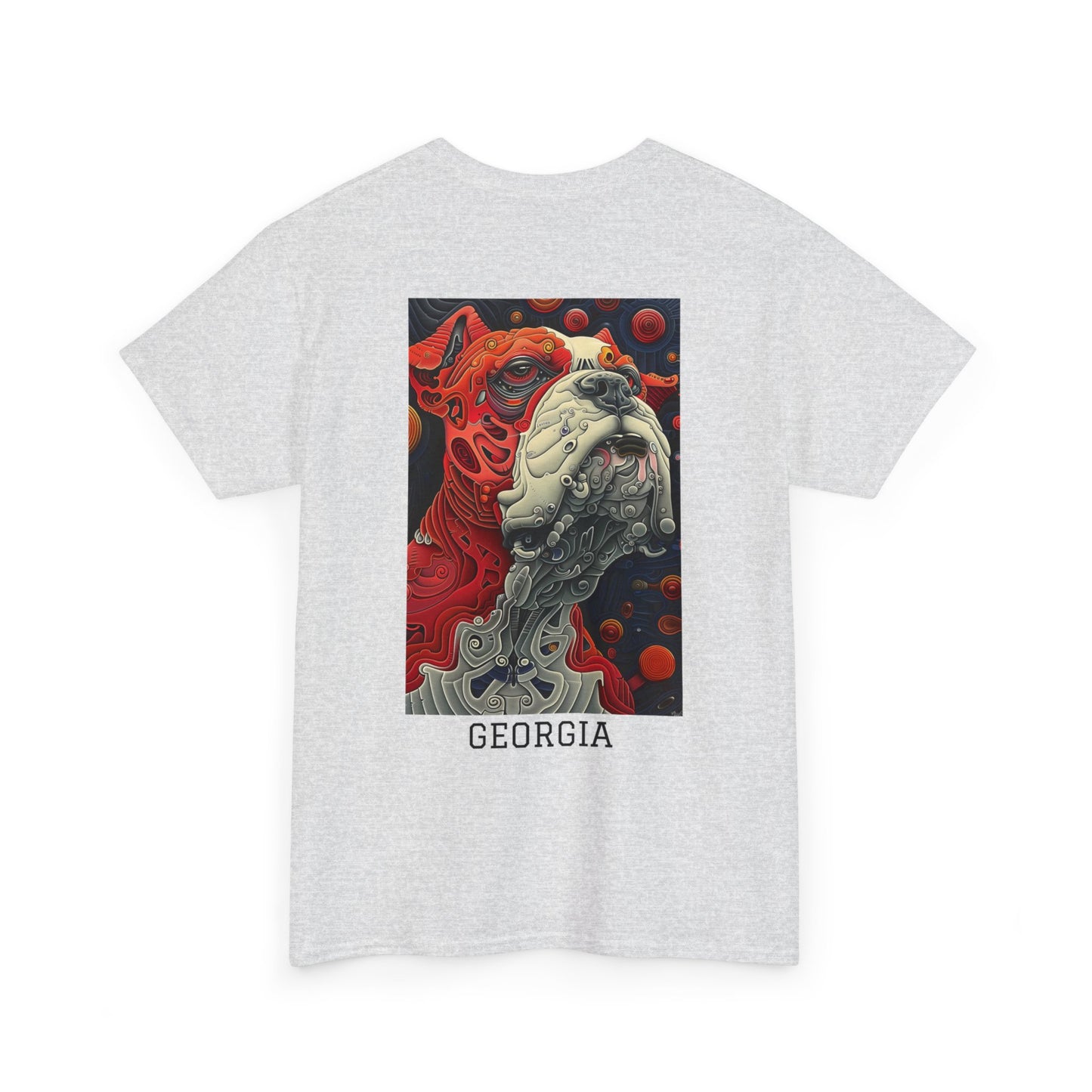 Georgia 02B - Unisex Heavy Cotton Tee - Image on the Back