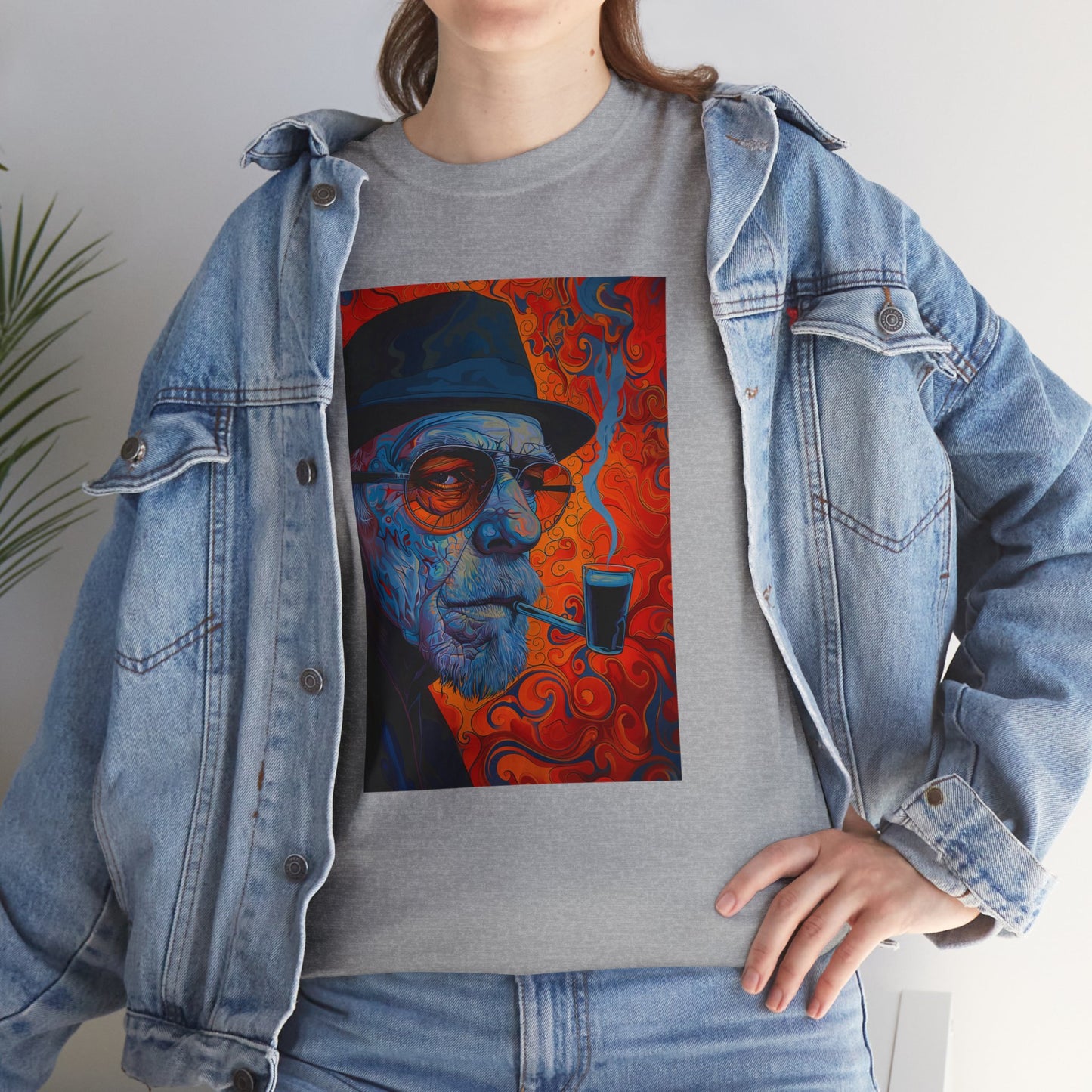 Heisenberg 01F - Unisex Heavy Cotton Tee - Image on the Front