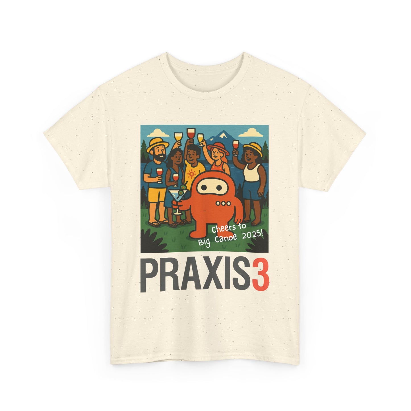 P3 Big Canoe 2025 - Design 2 - Cheers to Praxi