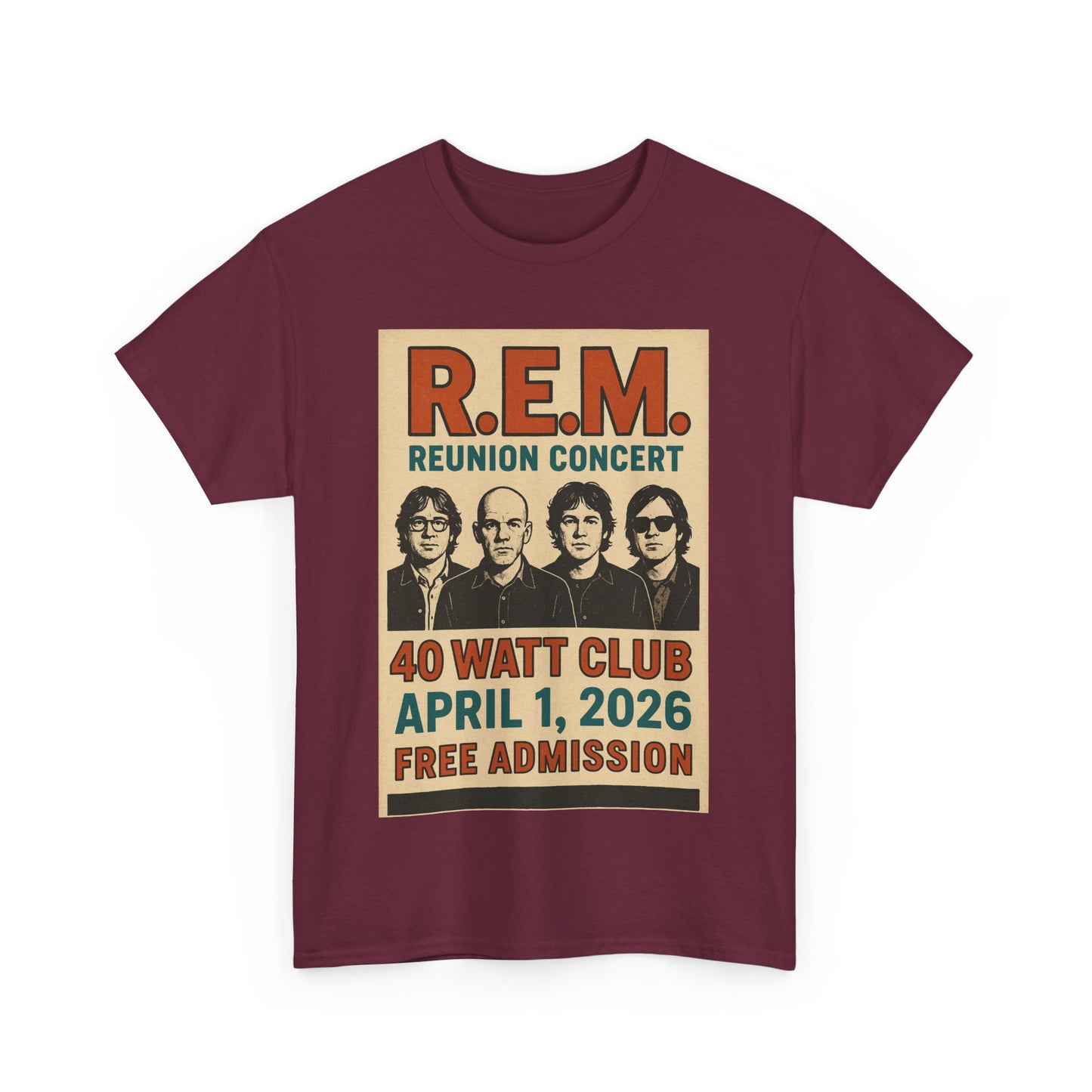 R.E.M. Reunion Concert Shirt v1