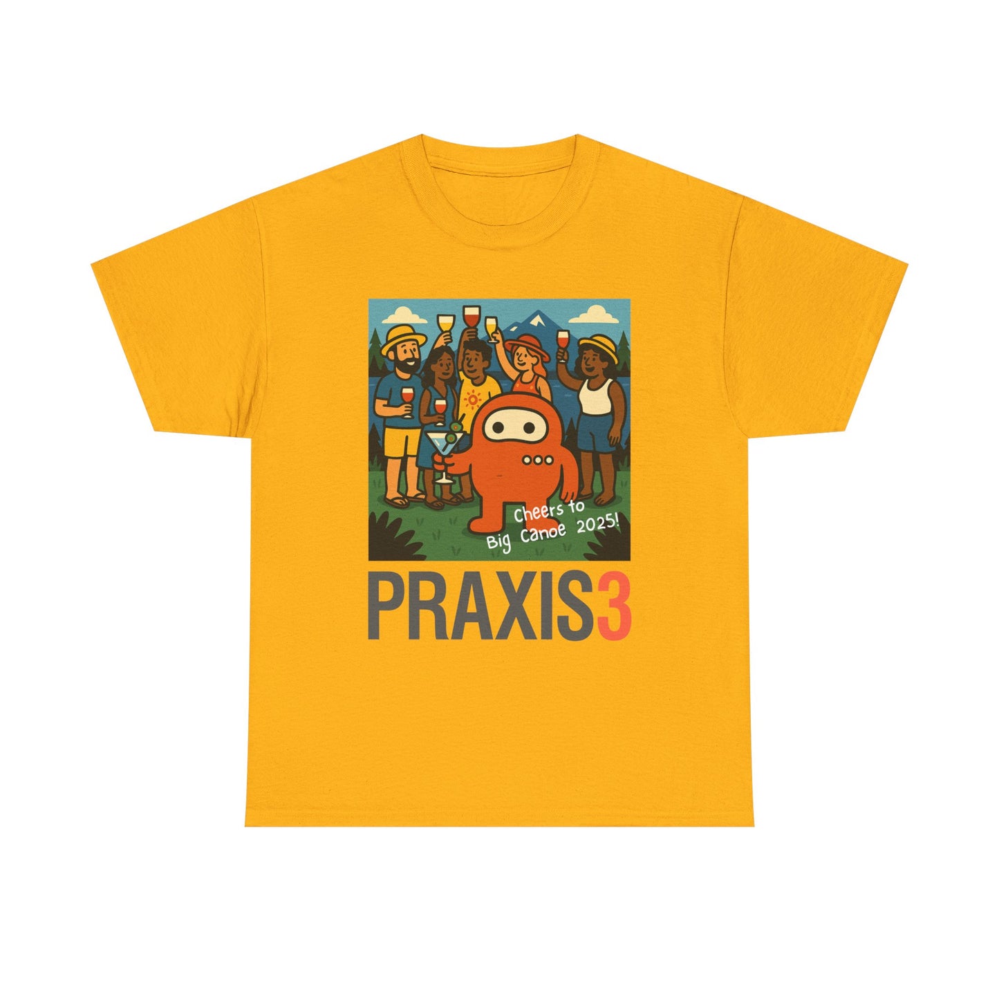 P3 Big Canoe 2025 - Design 2 - Cheers to Praxi