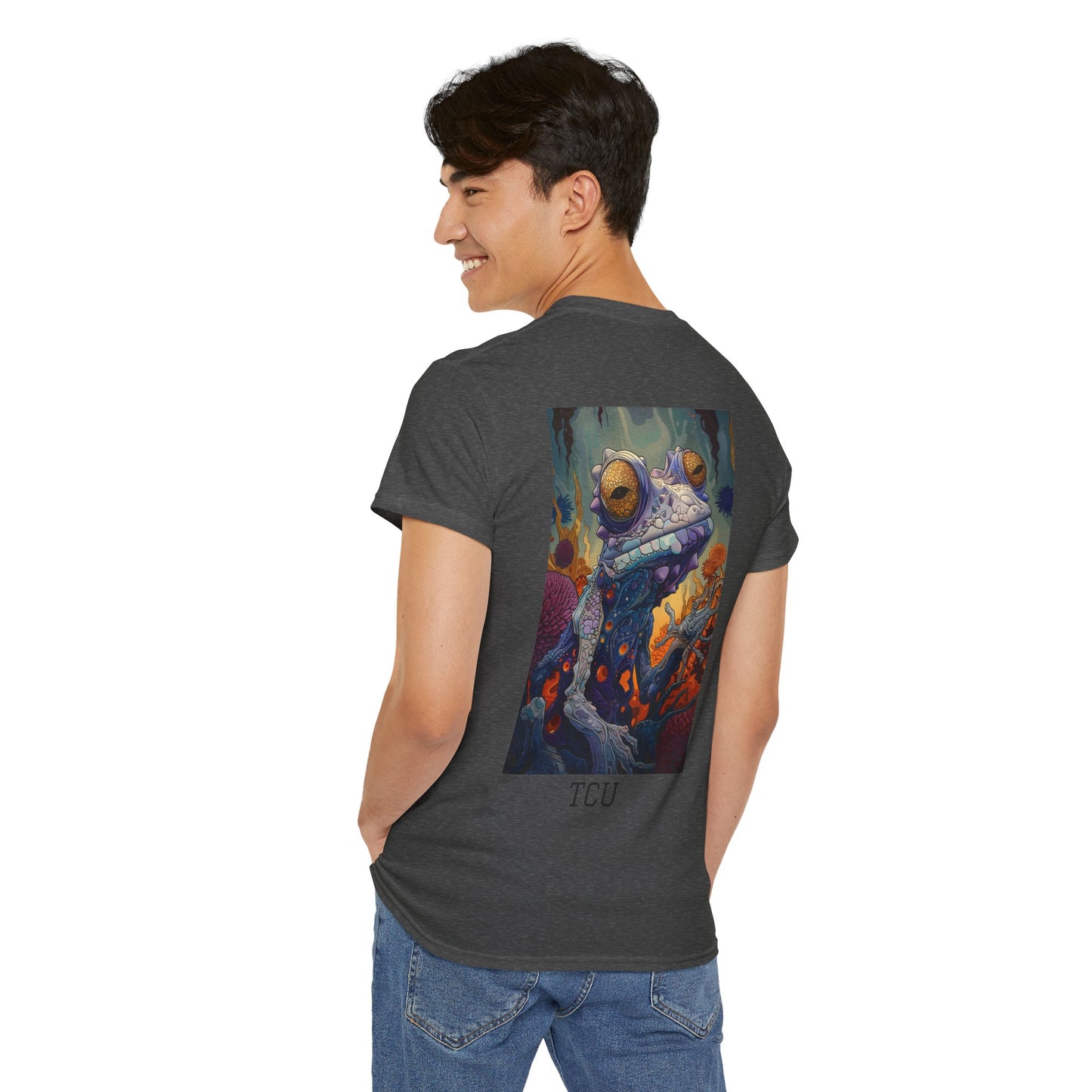 TCU 01B - Unisex Heavy Cotton Tee - Image on the Back