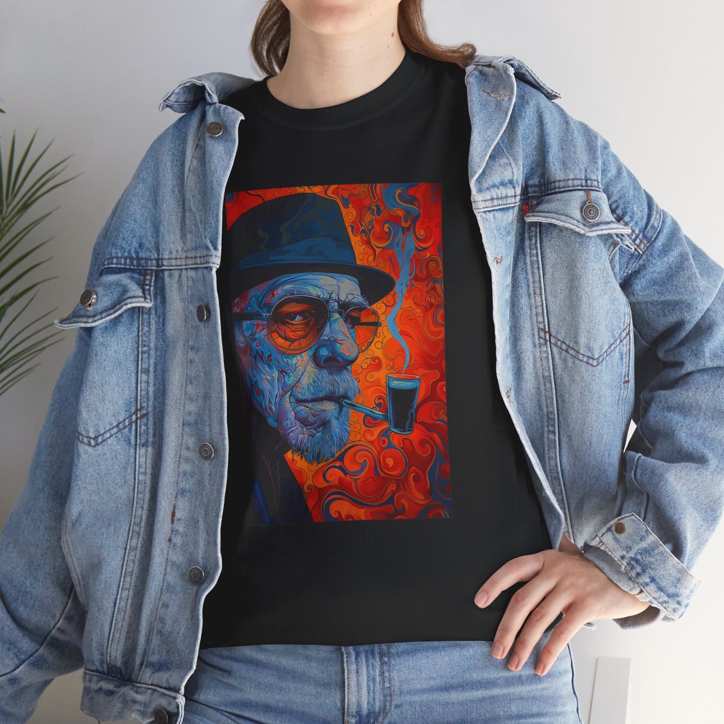 Heisenberg 01F - Unisex Heavy Cotton Tee - Image on the Front