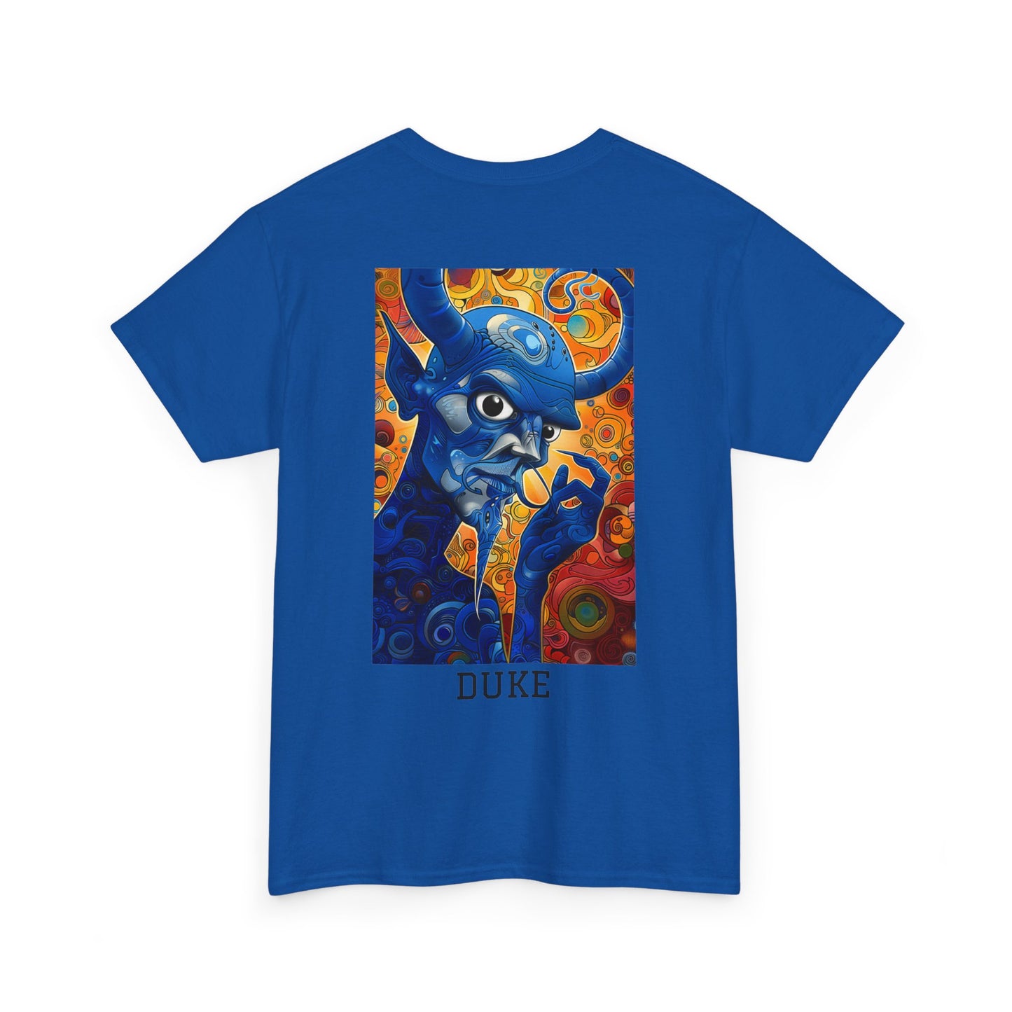 Duke 01B - Unisex Heavy Cotton Tee - Image on the Back