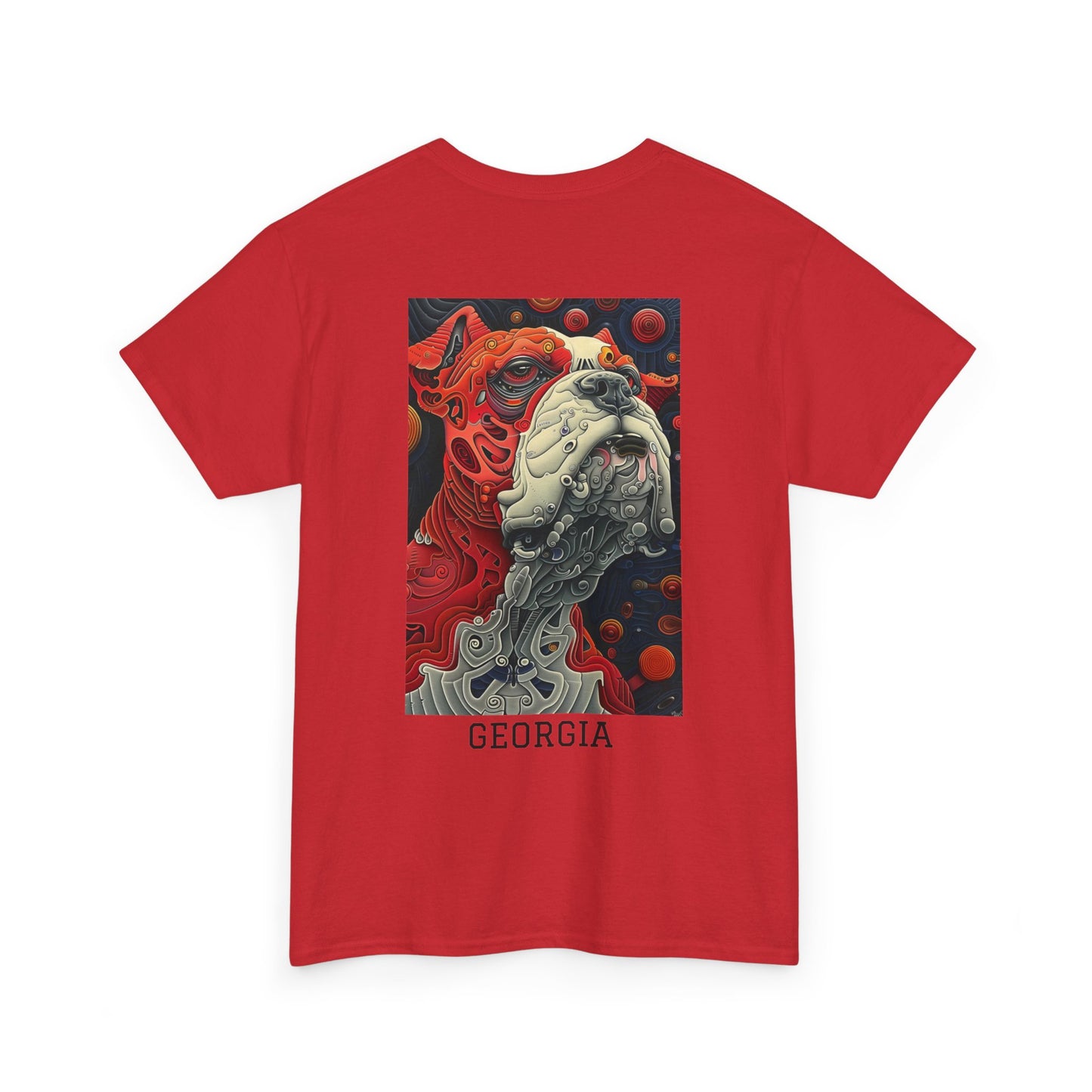 Georgia 02B - Unisex Heavy Cotton Tee - Image on the Back