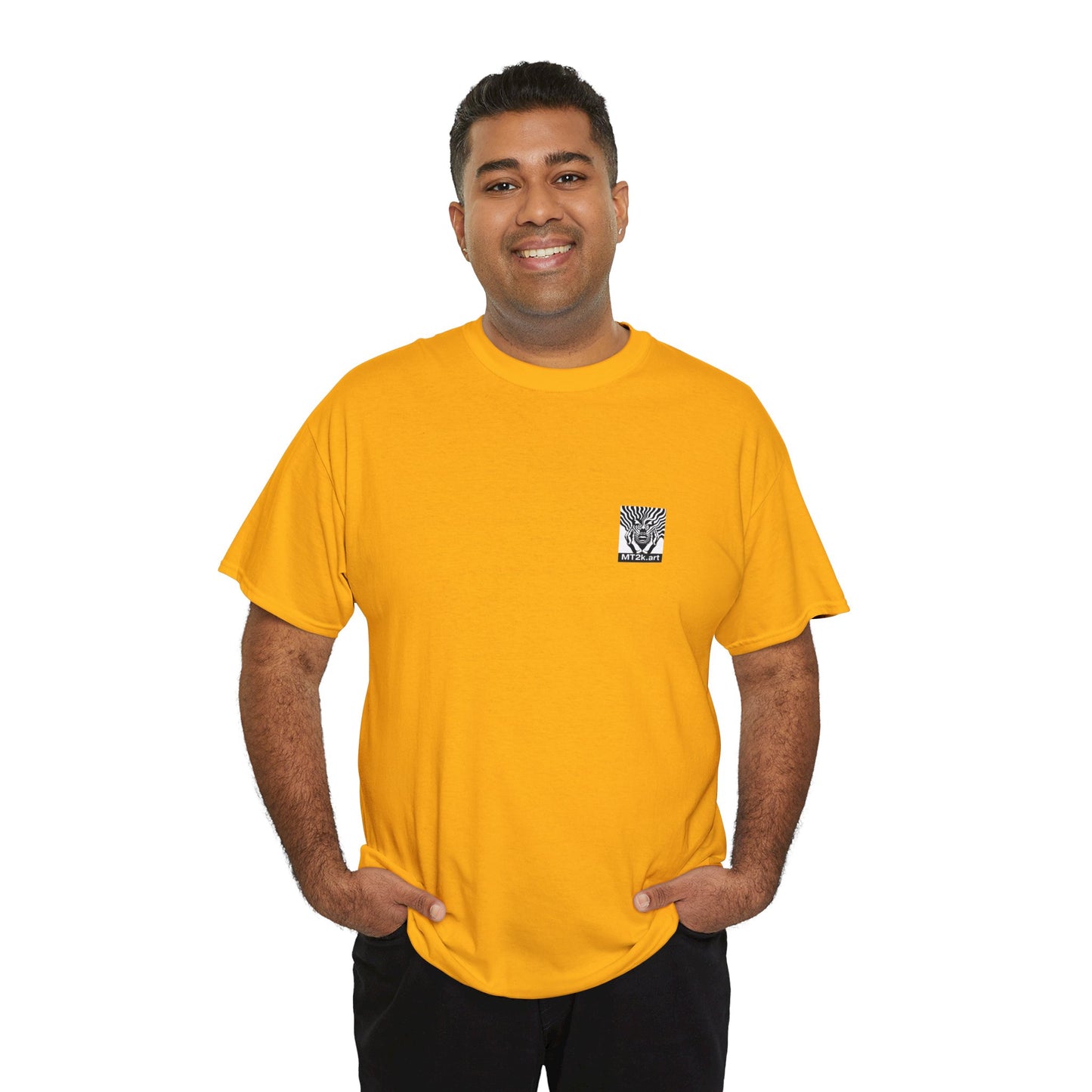 Notre Dame 02B - Unisex Heavy Cotton Tee - Image on the Back