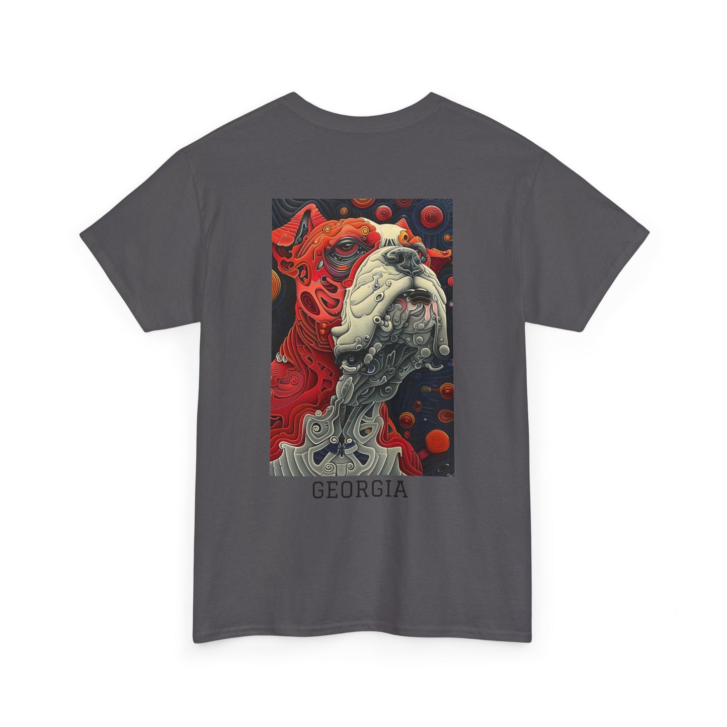 Georgia 02B - Unisex Heavy Cotton Tee - Image on the Back