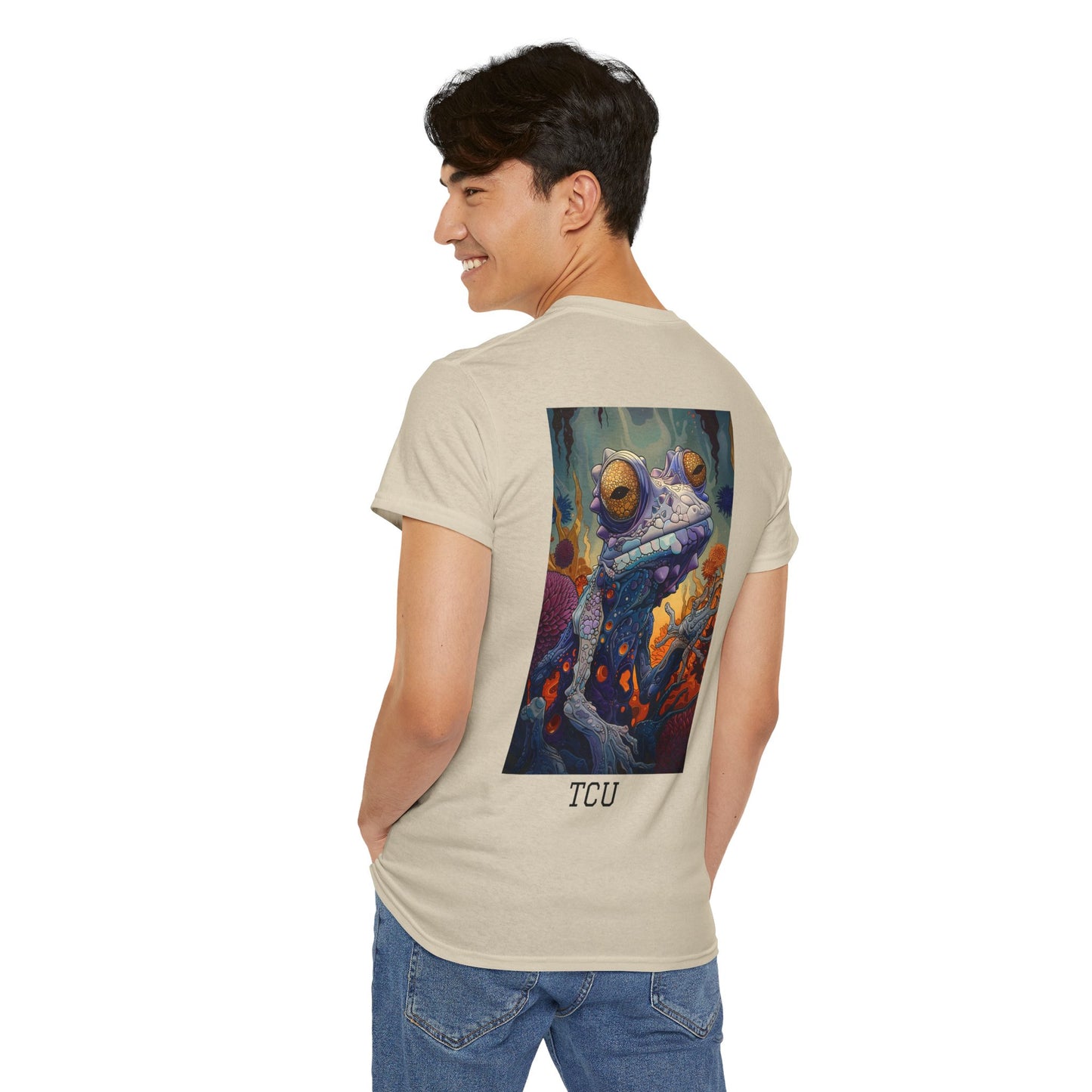 TCU 01B - Unisex Heavy Cotton Tee - Image on the Back