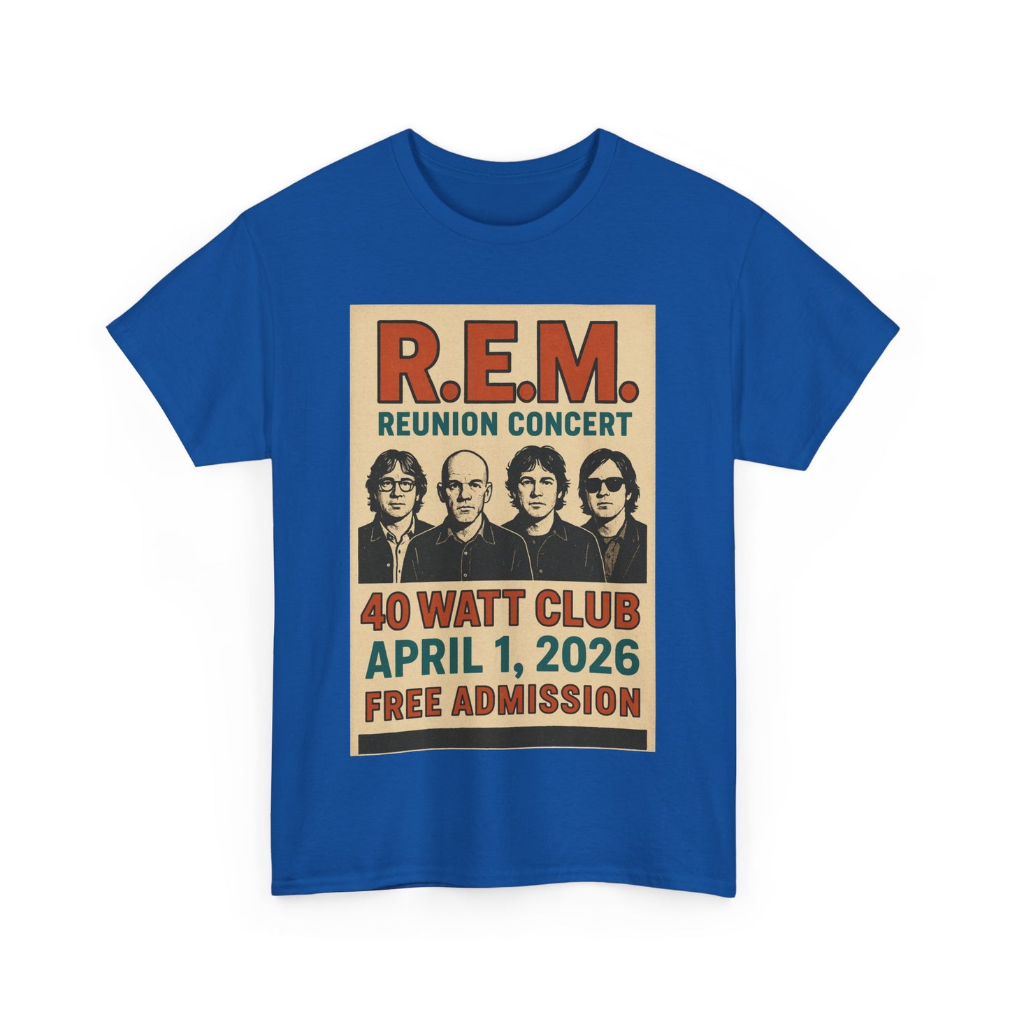 R.E.M. Reunion Concert Shirt v1
