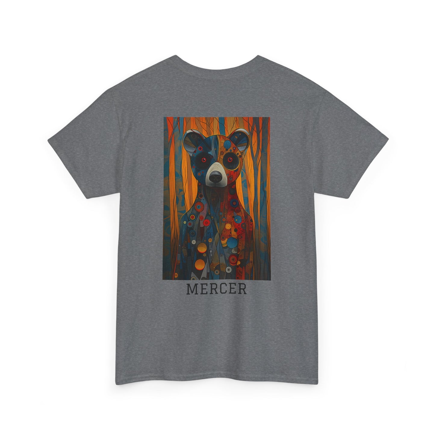 Mercer 01B - Unisex Heavy Cotton Tee - Image on the Back