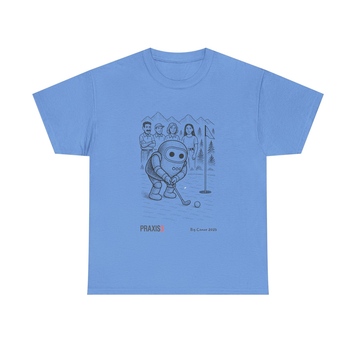 P3 Big Canoe 2025 - Praxi goes golfing line art