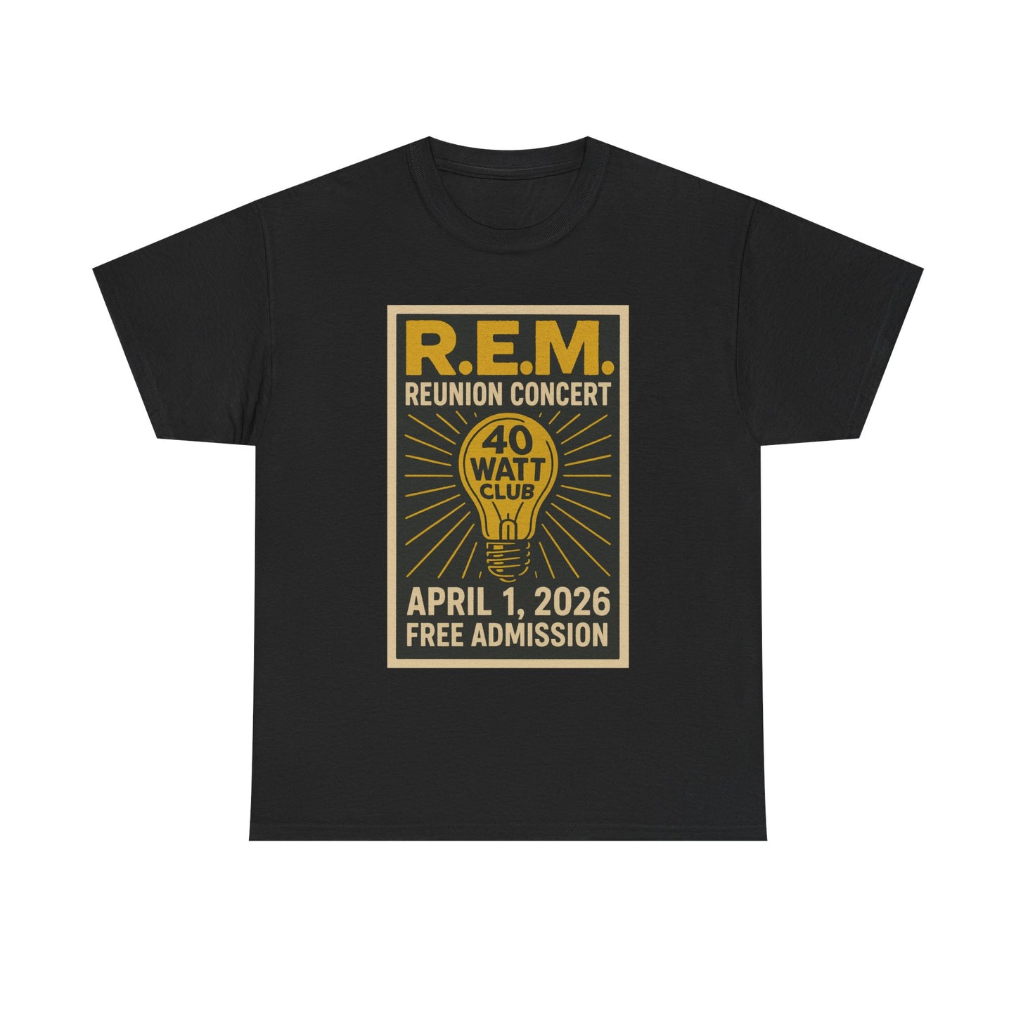 R.E.M. Reunion Concert Shirt v2