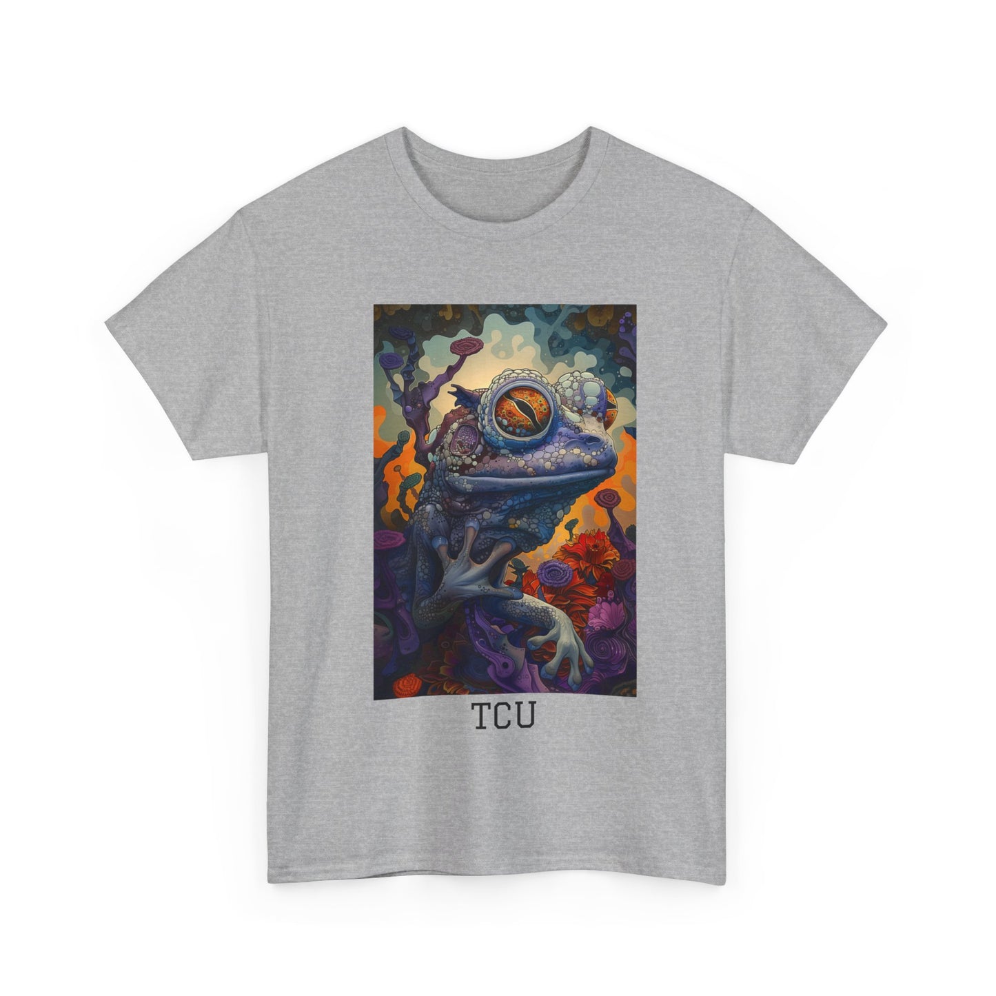 TCU 02F - Unisex Heavy Cotton Tee - Image on the Front