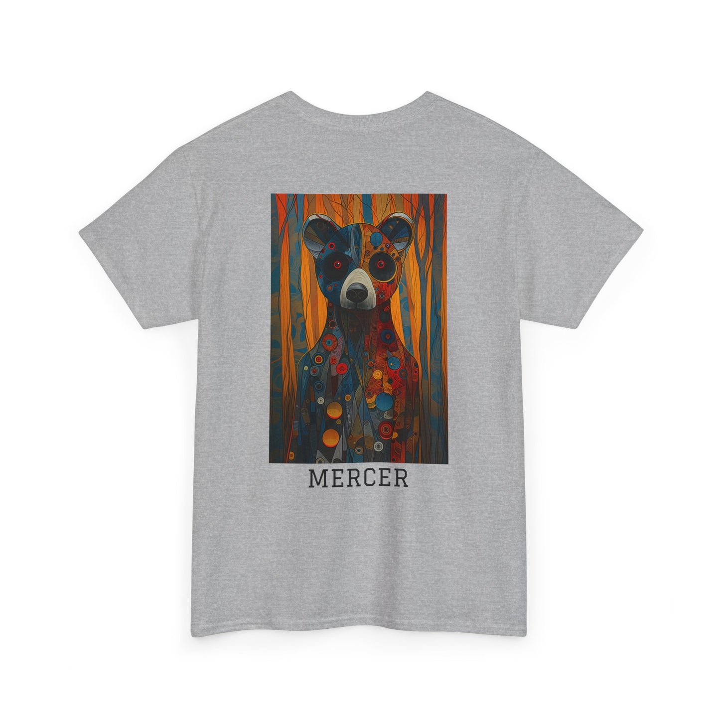 Mercer 01B - Unisex Heavy Cotton Tee - Image on the Back