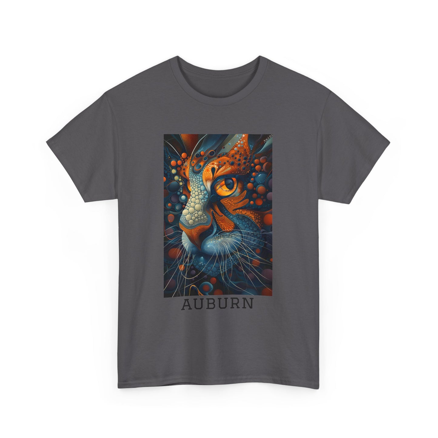 Auburn 01F - Unisex Heavy Cotton Tee - Image on the Front