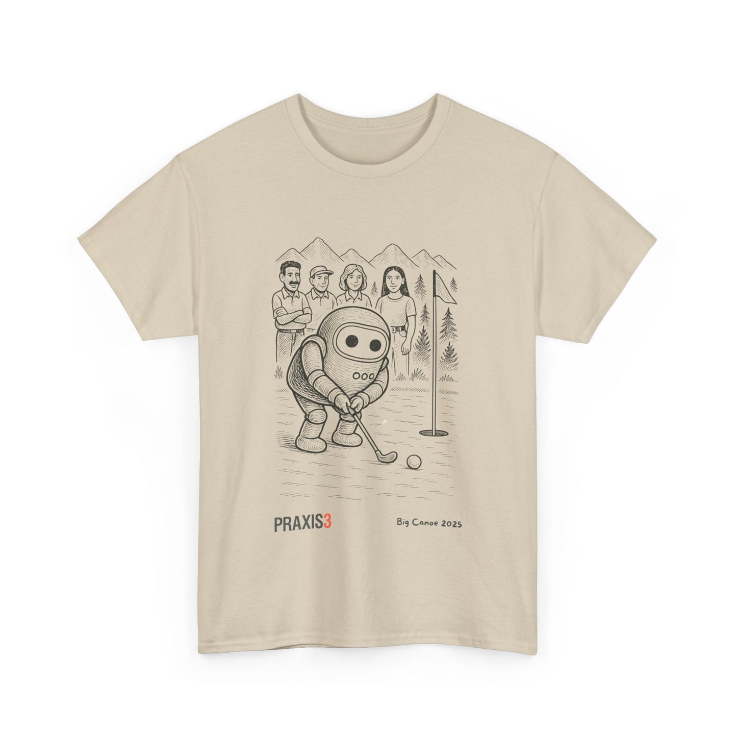 P3 Big Canoe 2025 - Praxi goes golfing line art