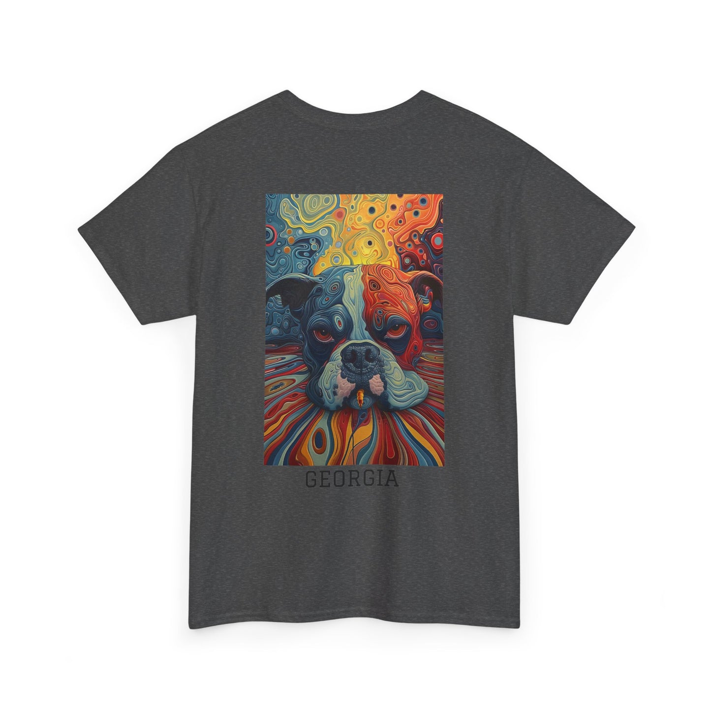 Georgia 03B - Unisex Heavy Cotton Tee - Image on the Back