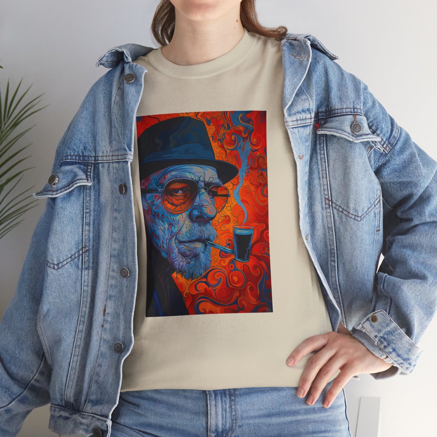 Heisenberg 01F - Unisex Heavy Cotton Tee - Image on the Front