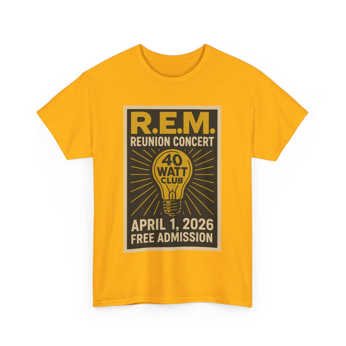 R.E.M. Reunion Concert Shirt v2