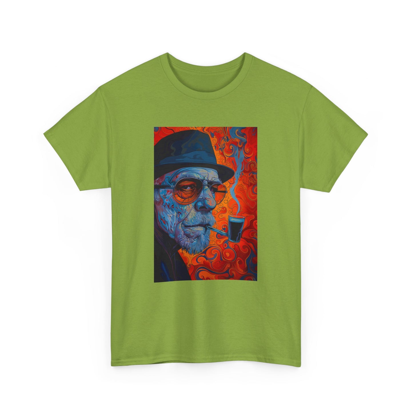 Heisenberg 01F - Unisex Heavy Cotton Tee - Image on the Front