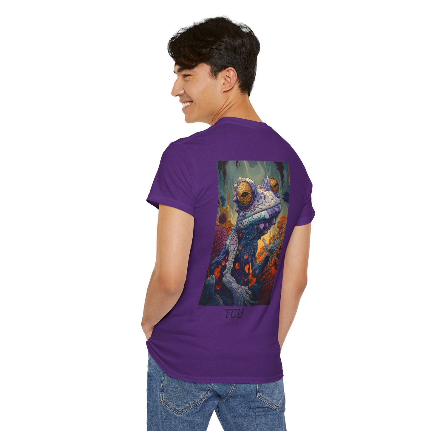 TCU 01B - Unisex Heavy Cotton Tee - Image on the Back