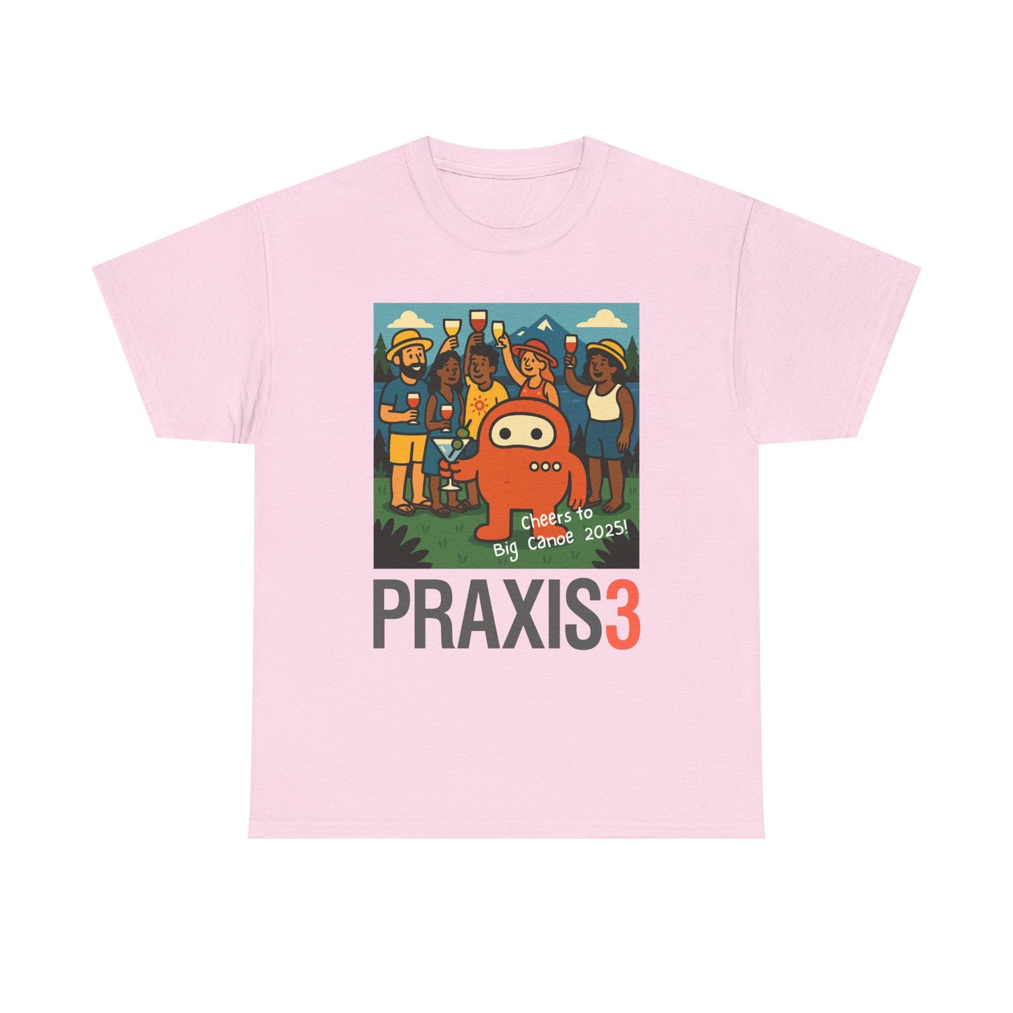 P3 Big Canoe 2025 - Design 2 - Cheers to Praxi
