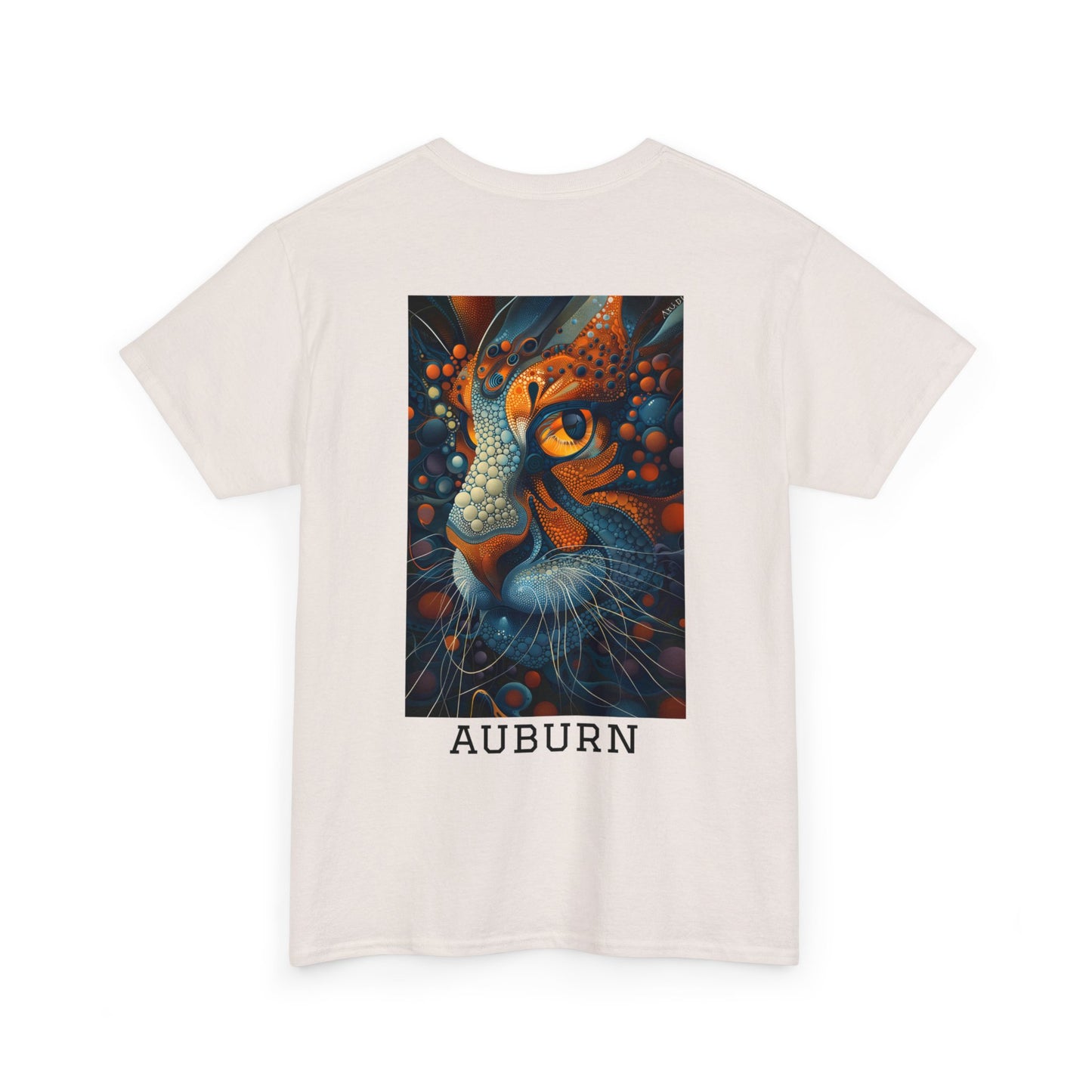 Auburn 01B - Unisex Heavy Cotton Tee - Image on the Back