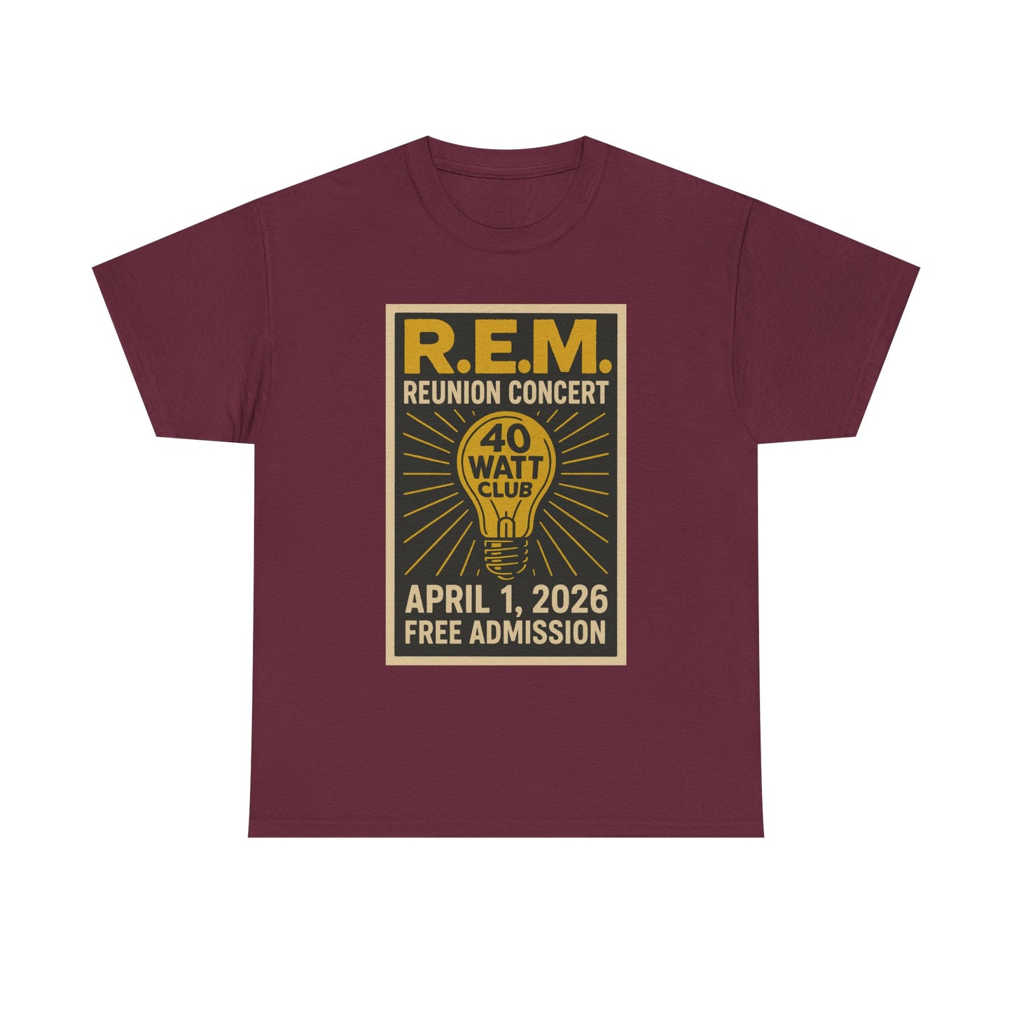 R.E.M. Reunion Concert Shirt v2
