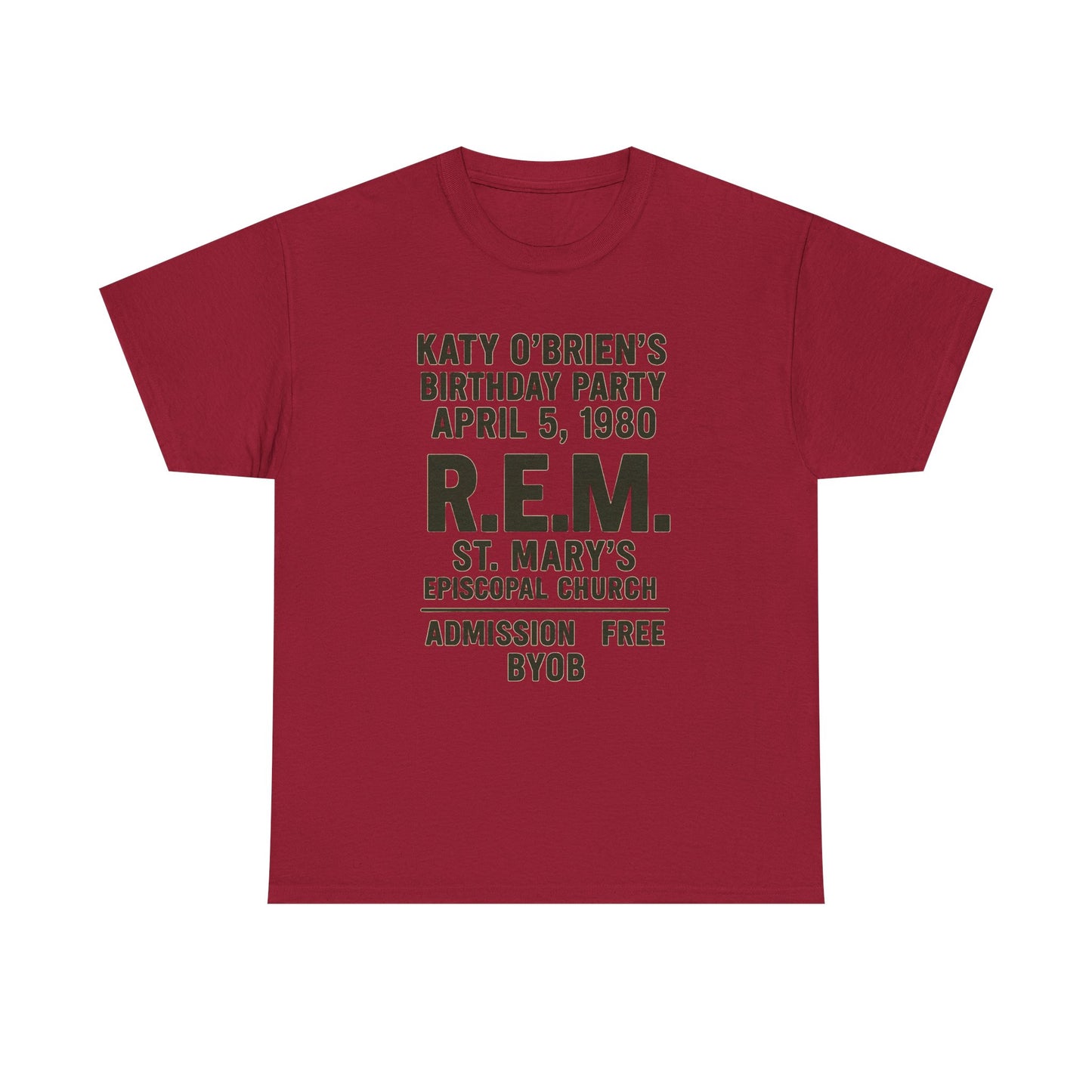 R.E.M. First Concert Shirt