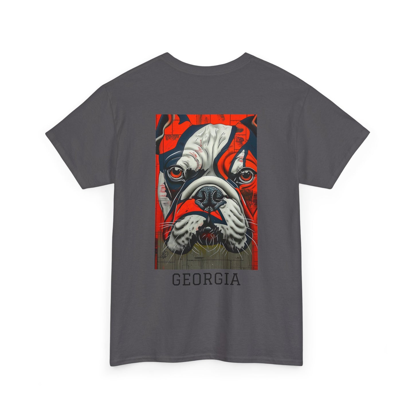 Georgia 01B - Unisex Heavy Cotton Tee - Image on the Back