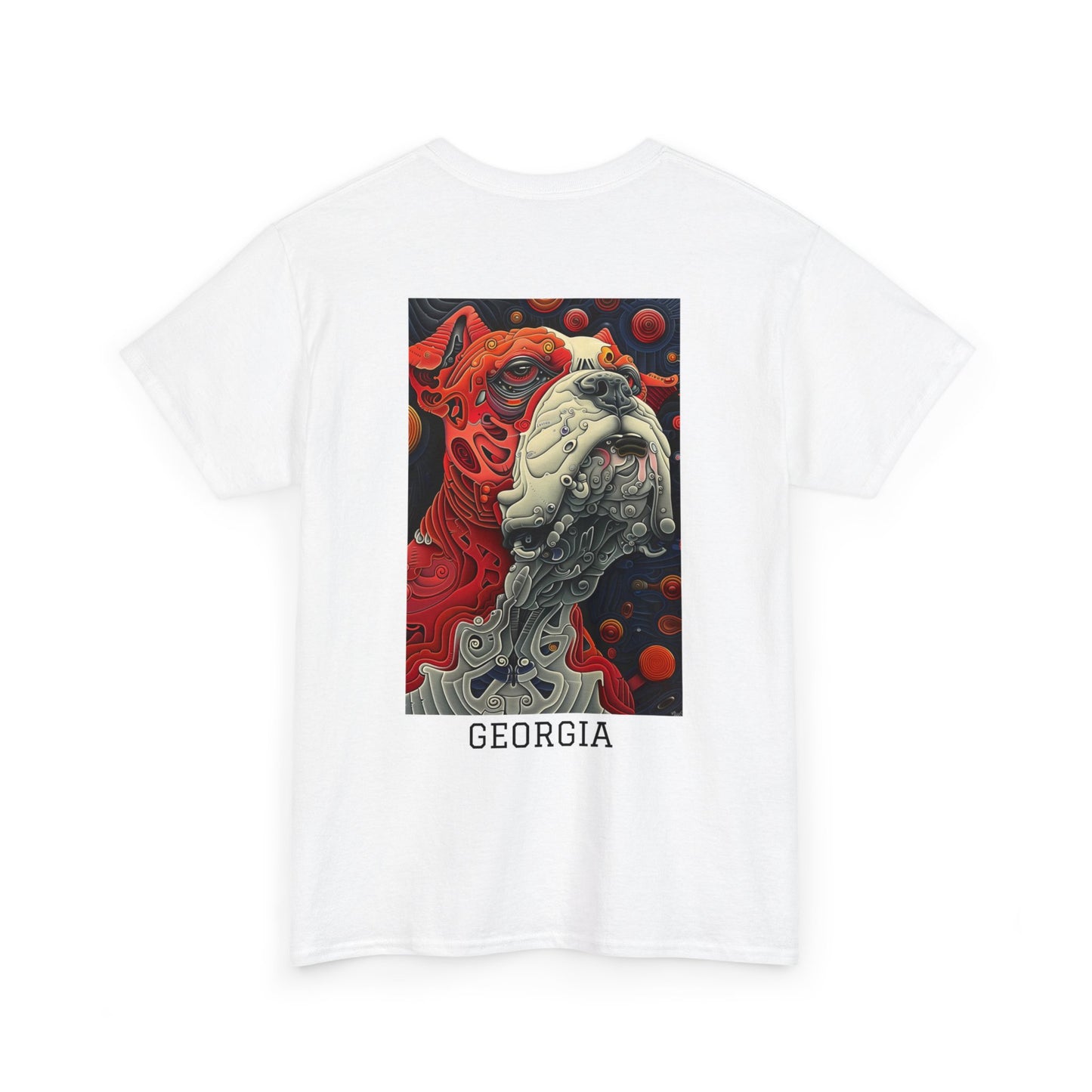 Georgia 02B - Unisex Heavy Cotton Tee - Image on the Back