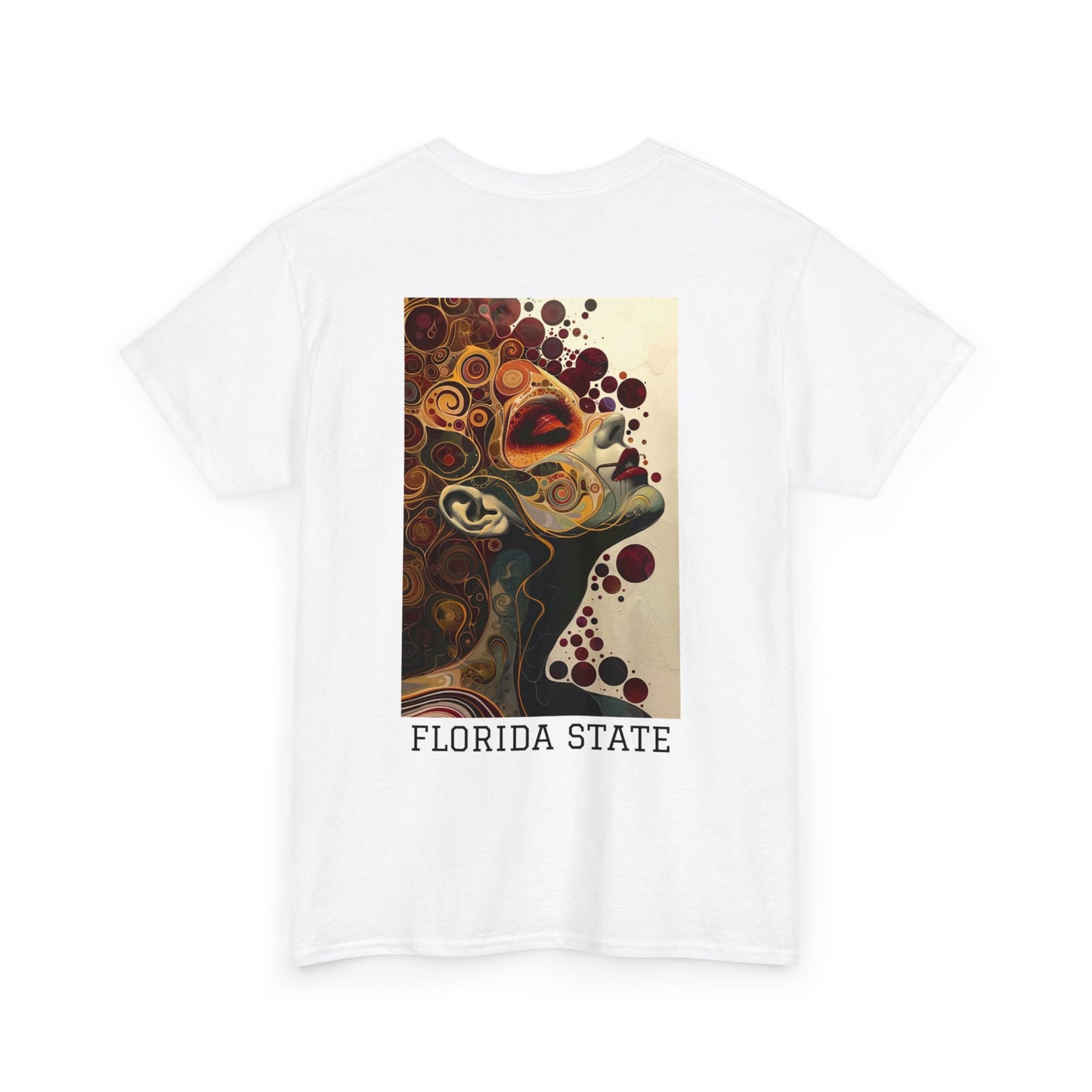 Florida State 01B - Unisex Heavy Cotton Tee - Image on the Back