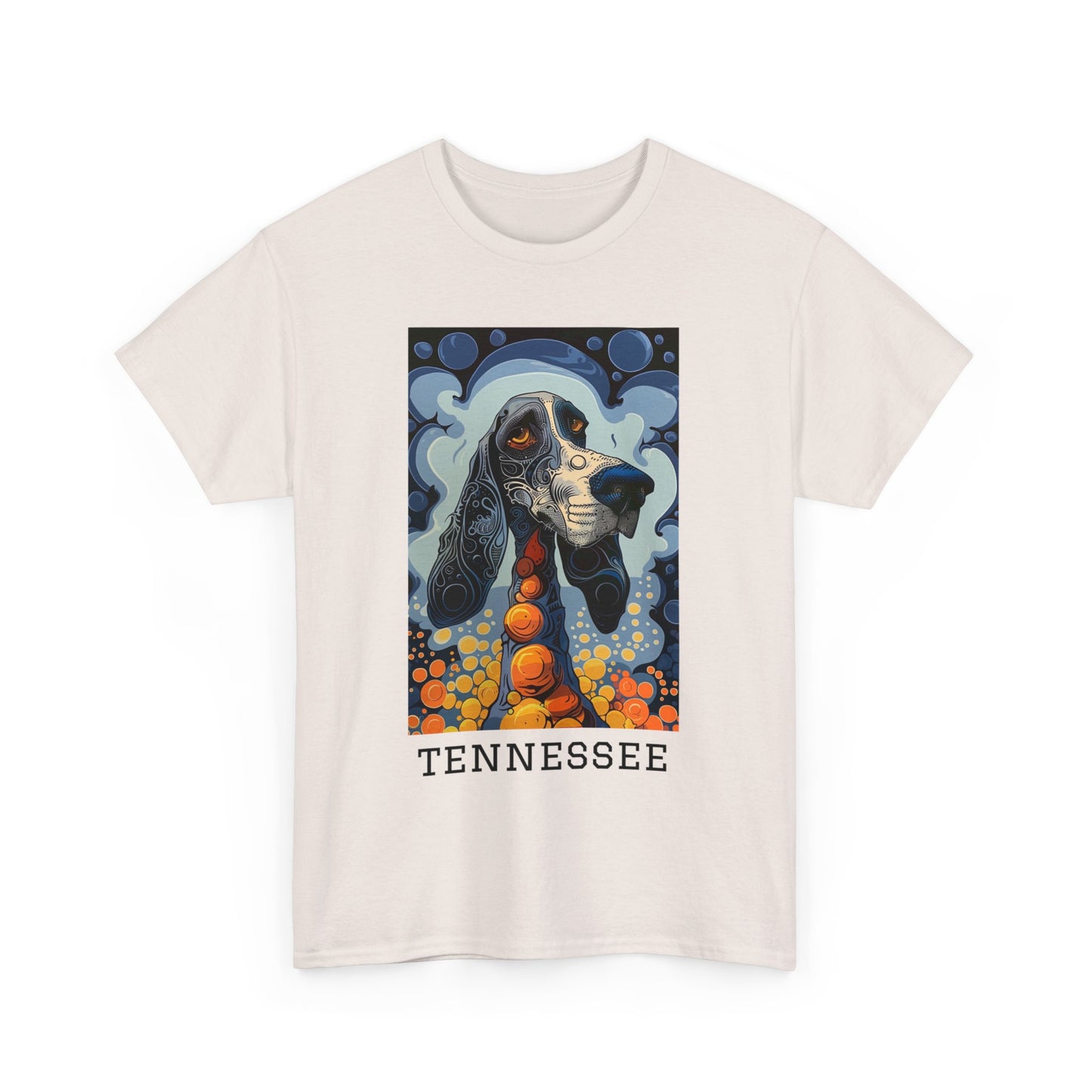 Tennessee 01F - Unisex Heavy Cotton Tee - Image on the Front