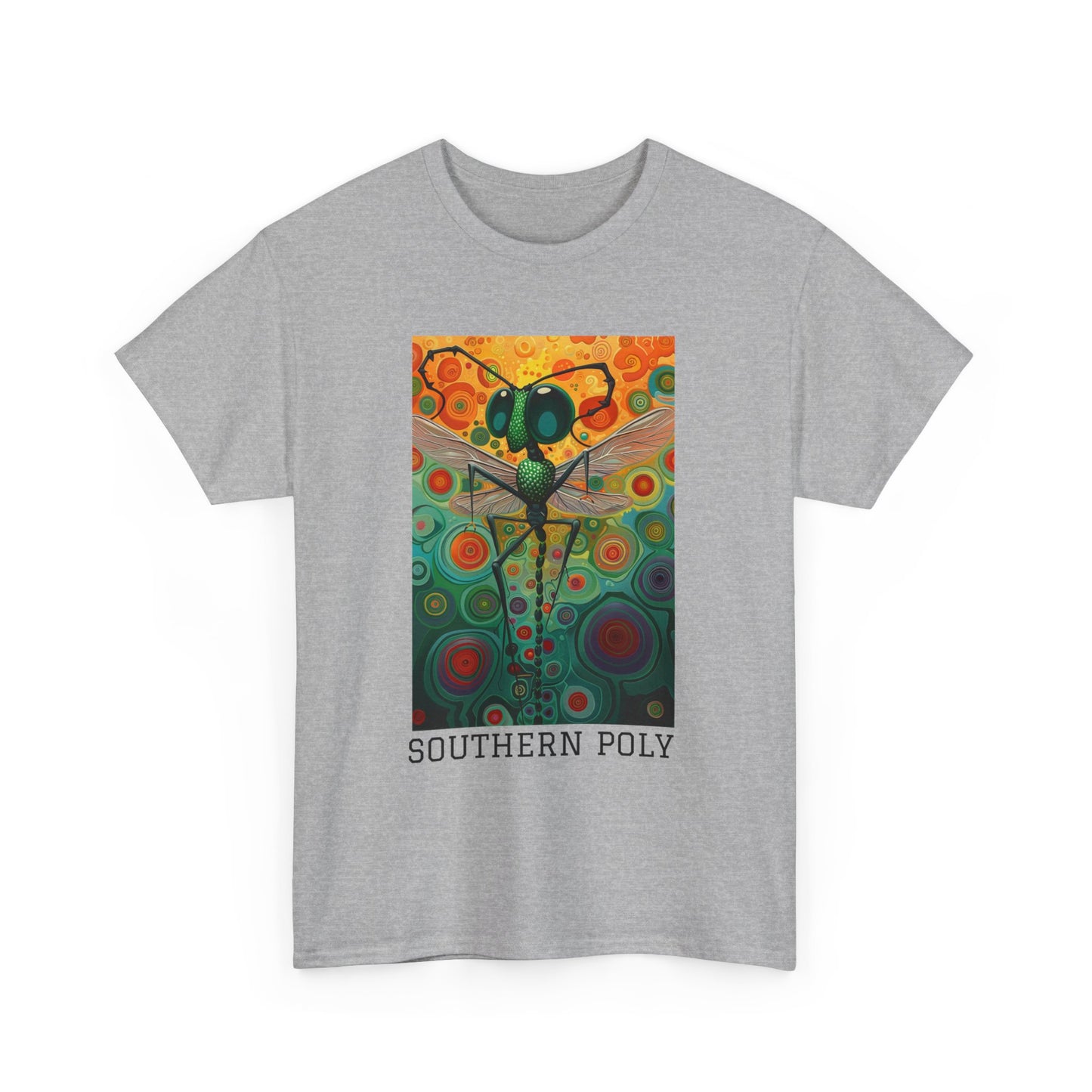 Southern Poly 01F - Unisex Heavy Cotton Tee - Image on the Front