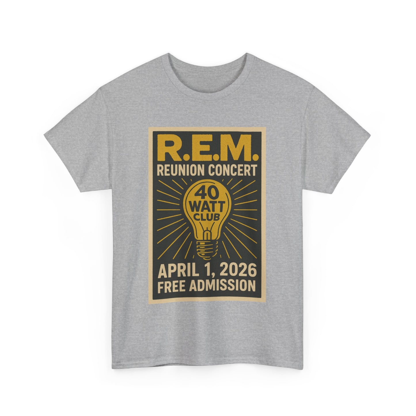 R.E.M. Reunion Concert Shirt v2