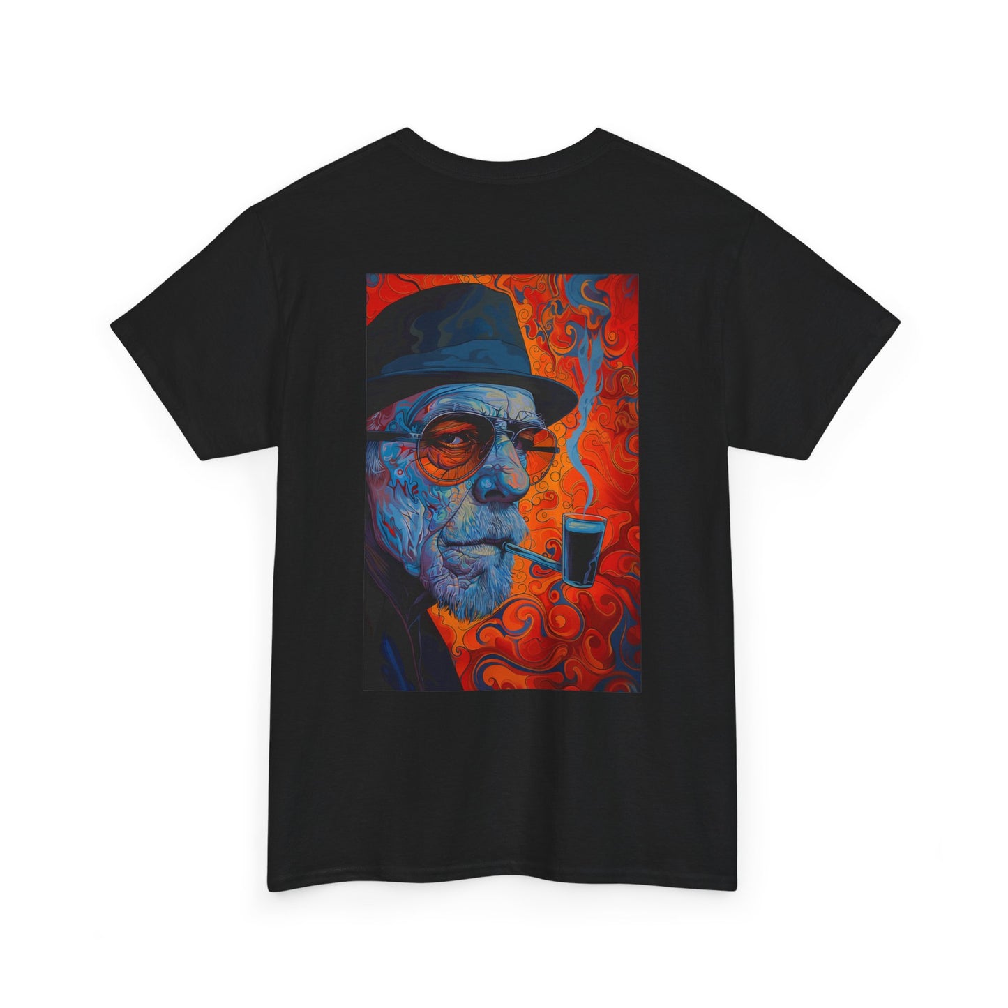 Heisenberg 01B - Unisex Heavy Cotton Tee - Image on the Back
