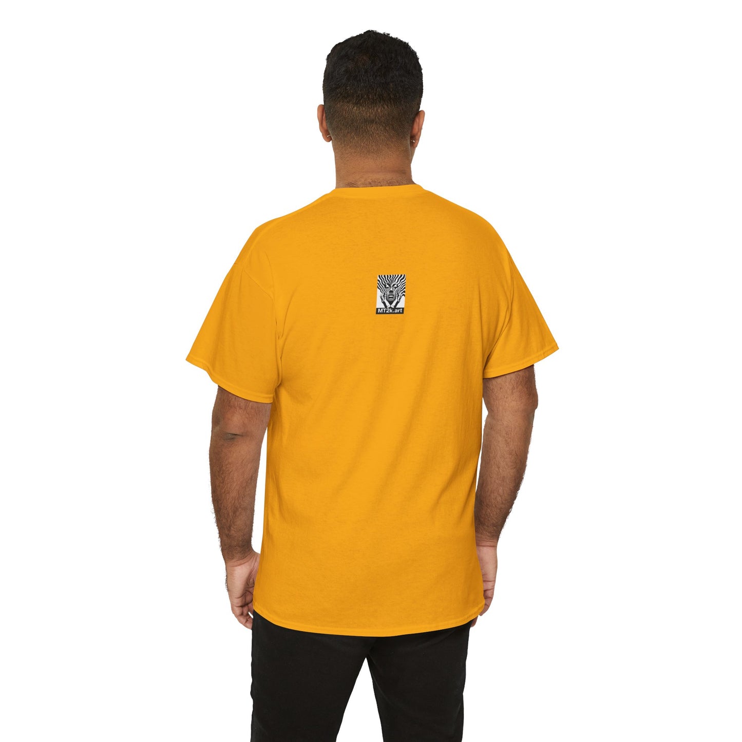 Notre Dame 03F - Unisex Heavy Cotton Tee - Image on the Front