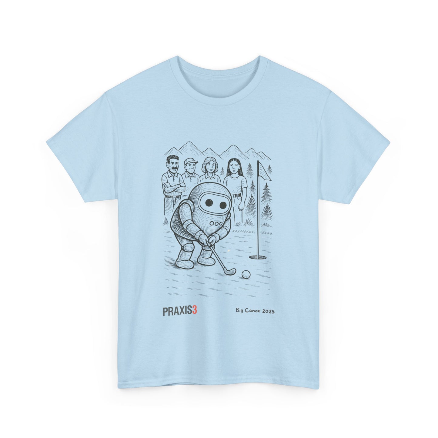 P3 Big Canoe 2025 - Praxi goes golfing line art