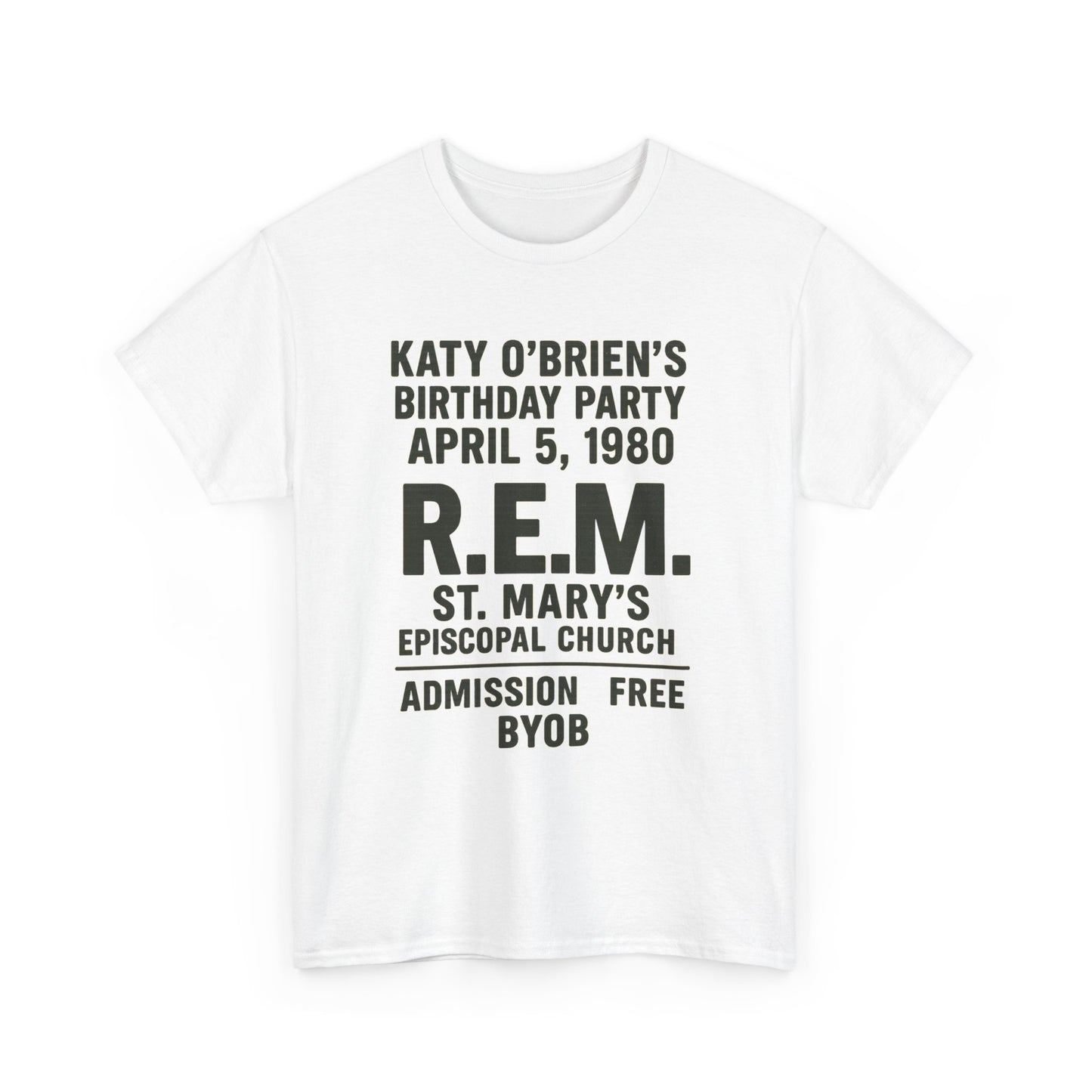 R.E.M. First Concert Shirt
