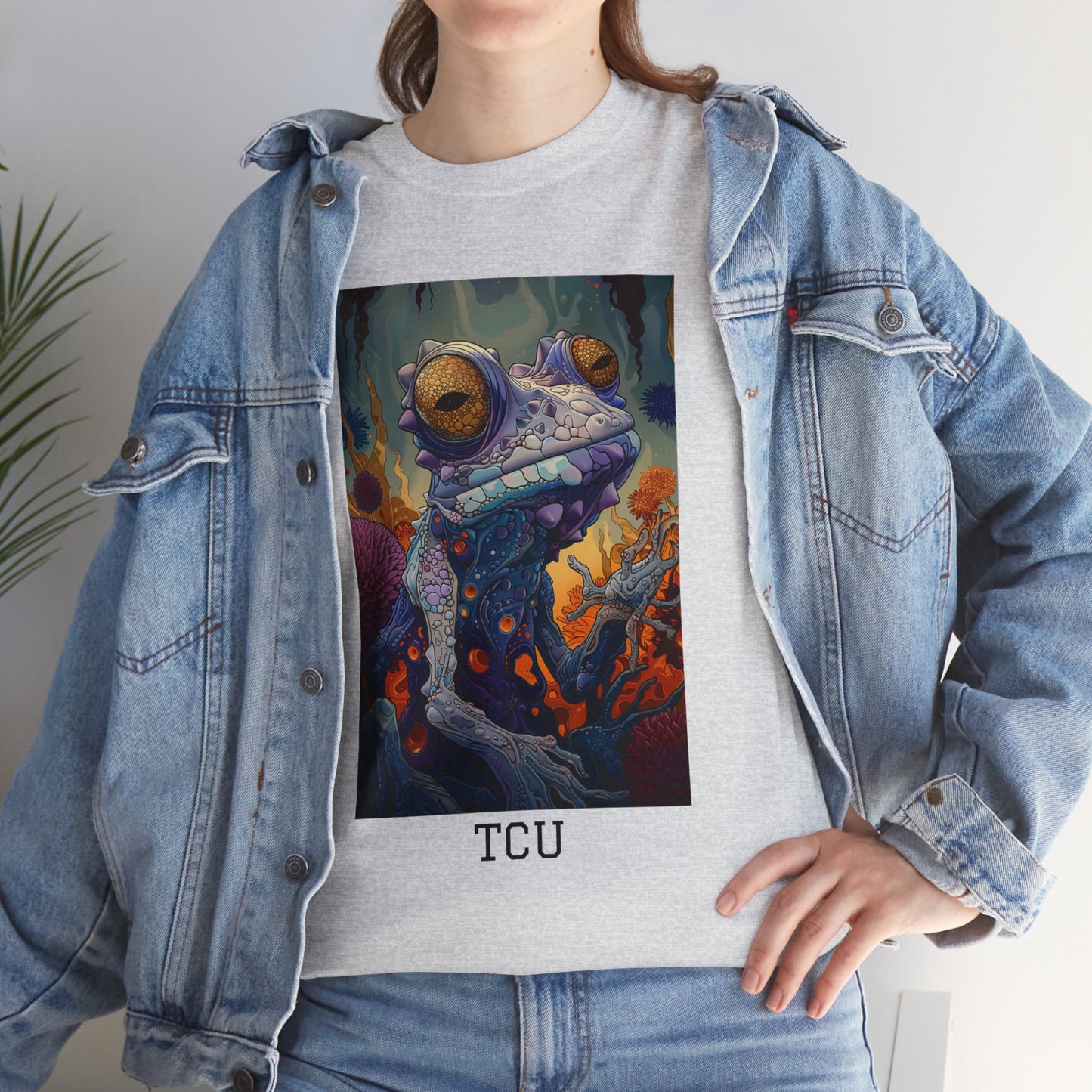 TCU 01F - Unisex Heavy Cotton Tee - Image on the Front