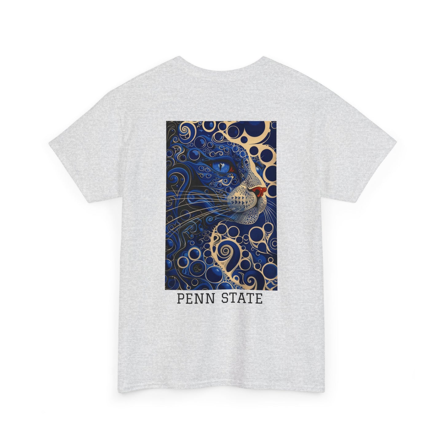 Penn State 01B - Unisex Heavy Cotton Tee - Image on the Back