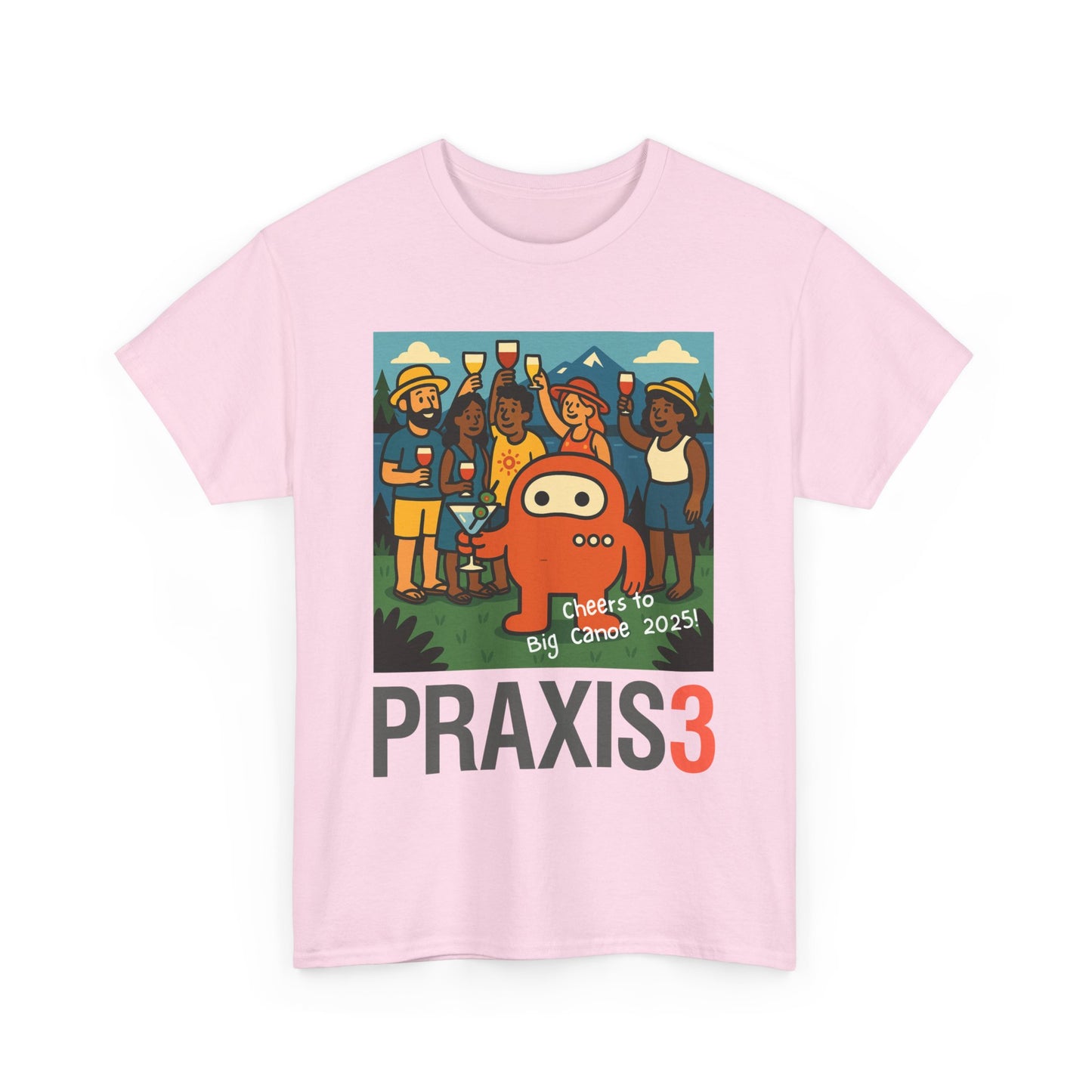 P3 Big Canoe 2025 - Design 2 - Cheers to Praxi