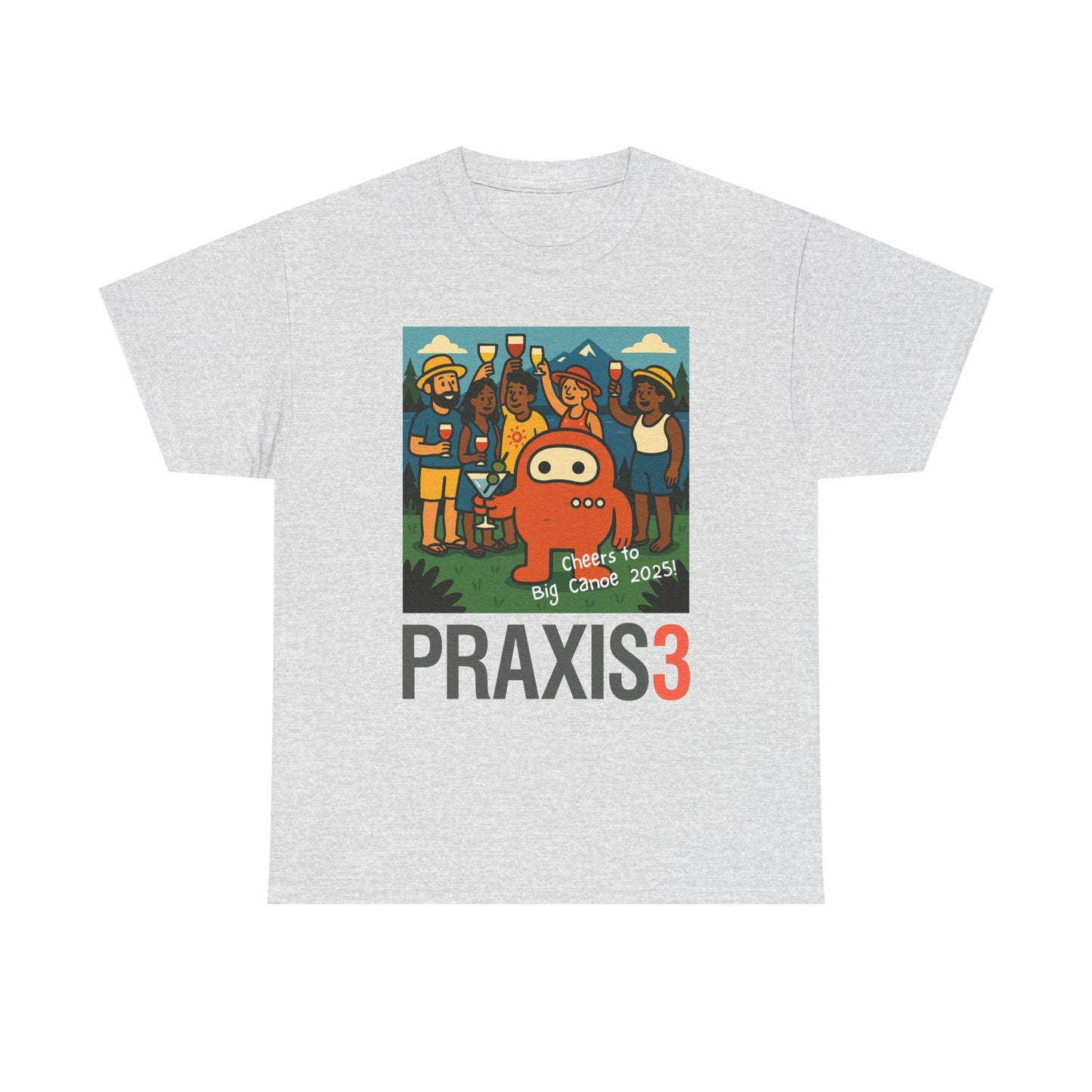 P3 Big Canoe 2025 - Design 2 - Cheers to Praxi