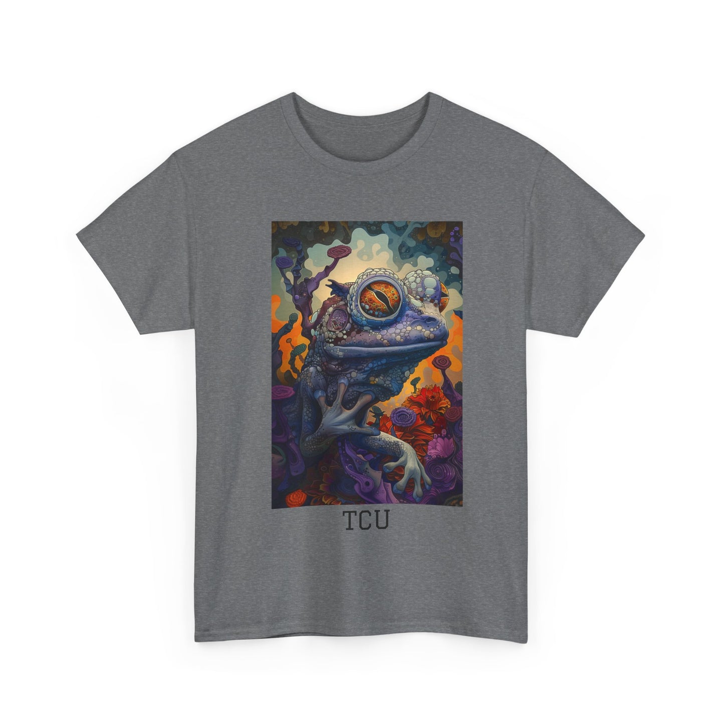 TCU 02F - Unisex Heavy Cotton Tee - Image on the Front