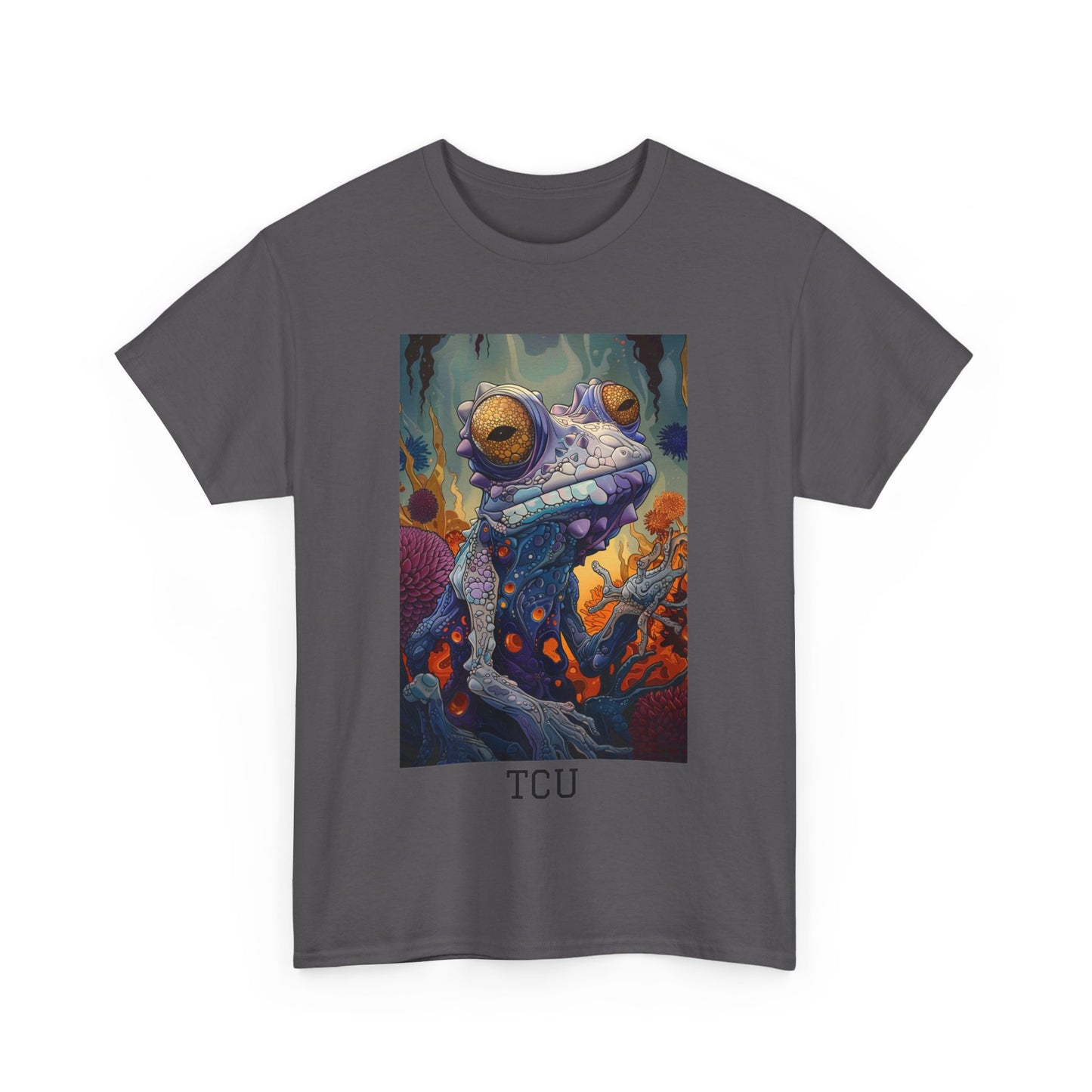 TCU 01F - Unisex Heavy Cotton Tee - Image on the Front