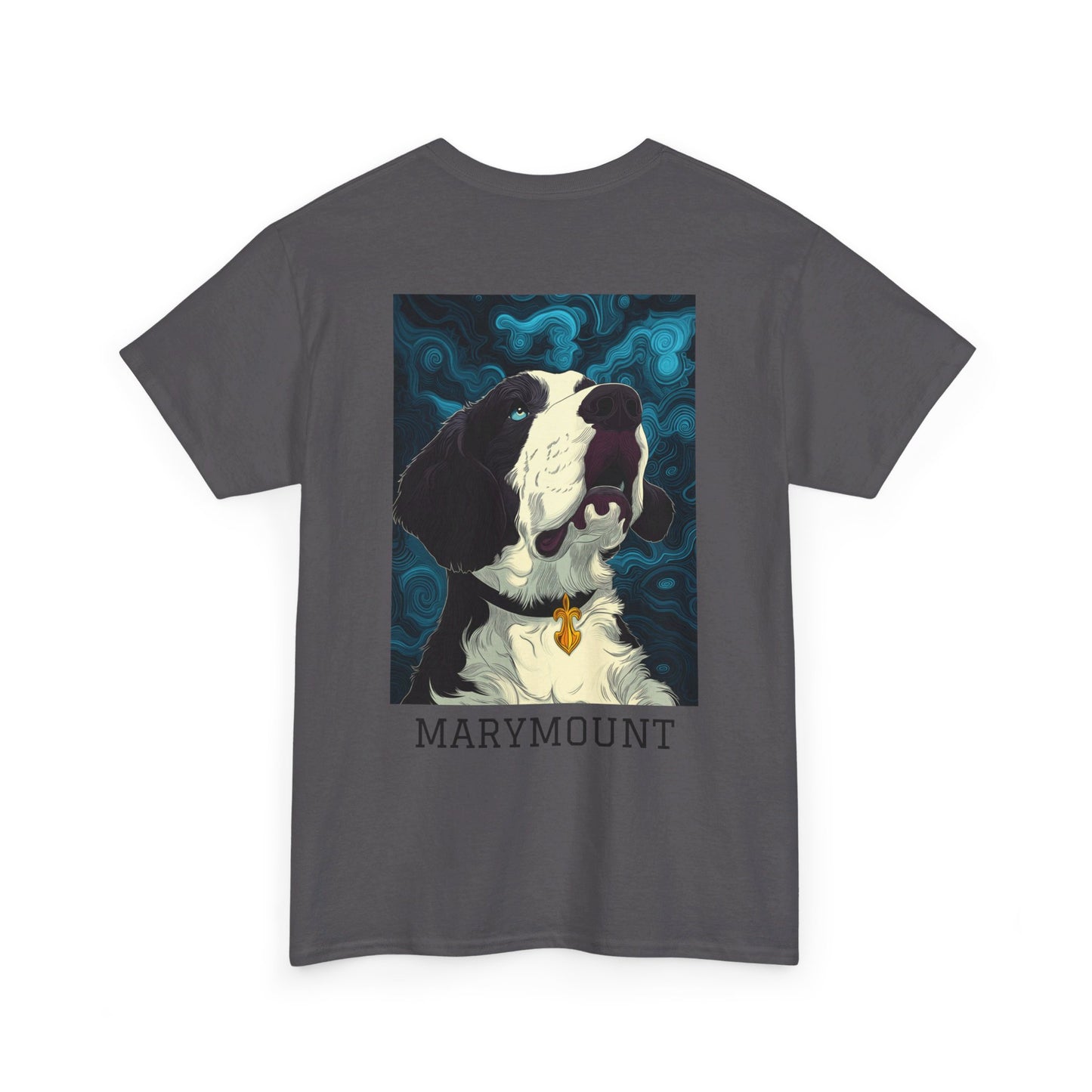 Marymount 01B - Unisex Heavy Cotton Tee - Image on the Back