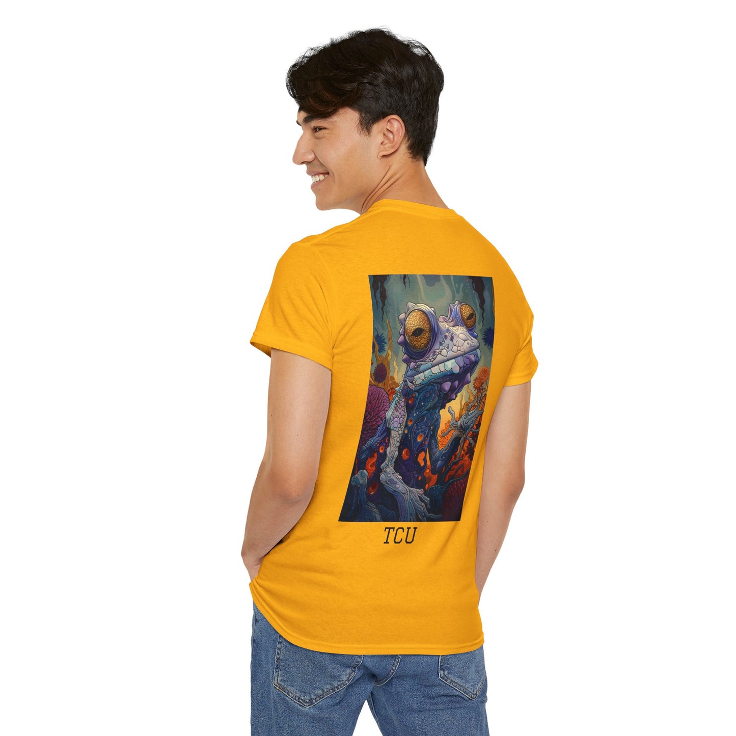 TCU 01B - Unisex Heavy Cotton Tee - Image on the Back