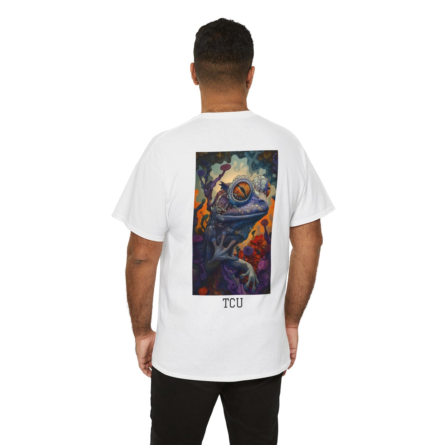 TCU 02B - Unisex Heavy Cotton Tee - Image on the Back