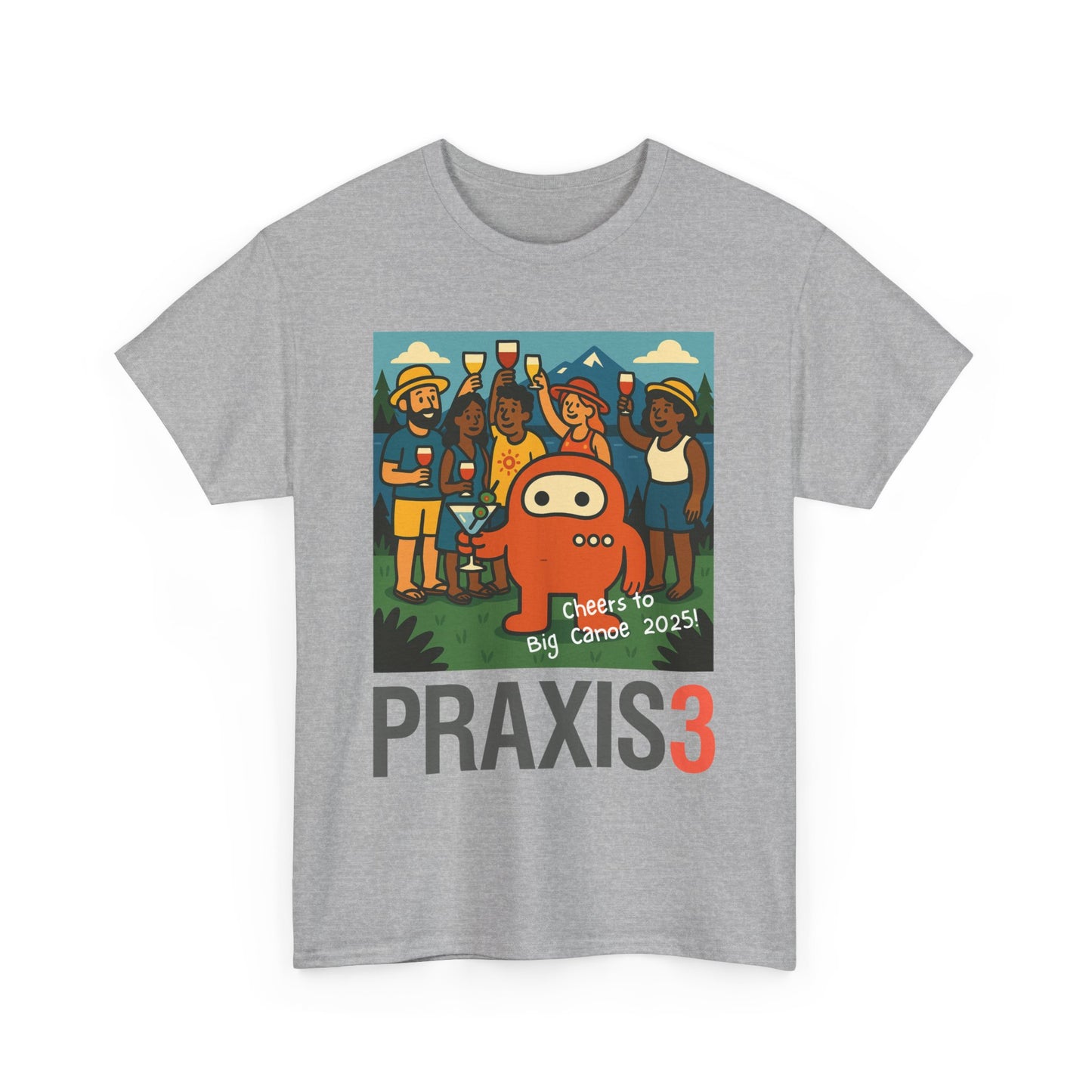 P3 Big Canoe 2025 - Design 2 - Cheers to Praxi