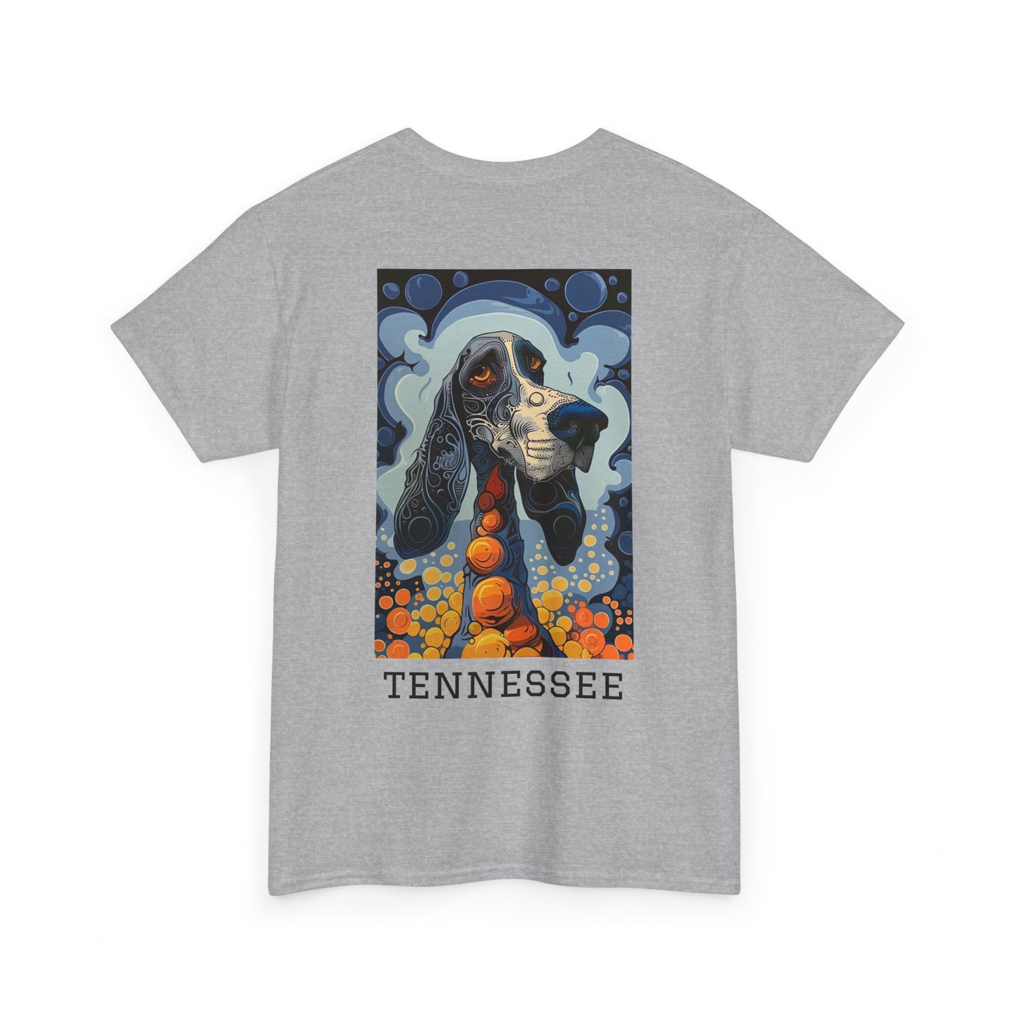 Tennessee 01B - Unisex Heavy Cotton Tee - Image on the Back